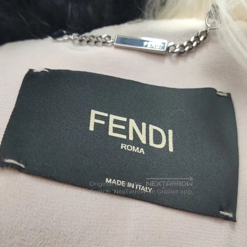 Fendi Fendi Shearling and Mink Fur Mixed Color Long Sleeve Fur C Size S / US 4 / IT 40 - 3 Thumbnail