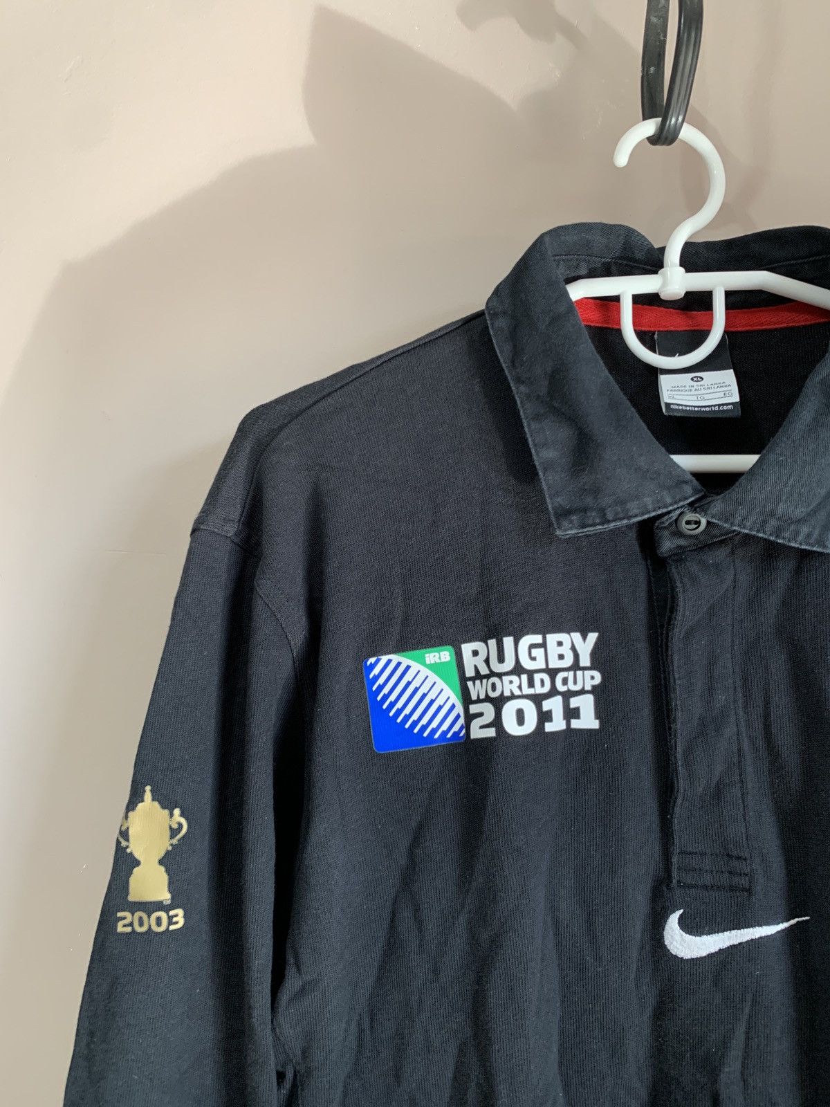 Nike × Vintage England Vintage Rugby Union Shirt Nike Shirt Long Sleeve XL Size US XL / EU 56 / 4 - 3 Thumbnail