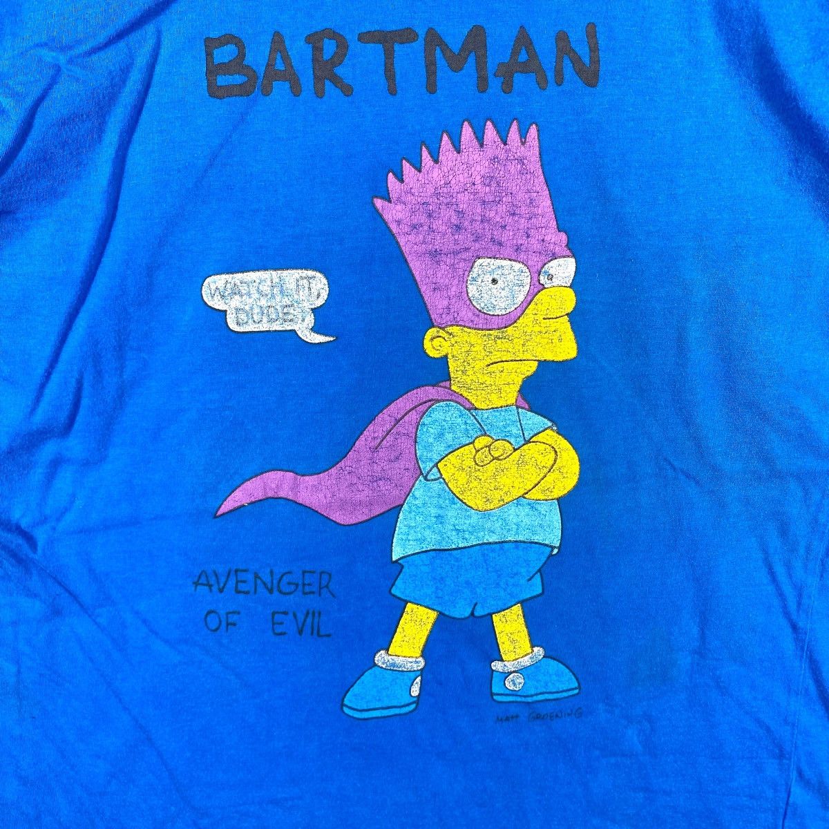 The Simpsons × Vintage Vintage 90's The Simpsons BARTMAN By Matt Groening Cartoon Size US M / EU 48-50 / 2 - 2 Thumbnail