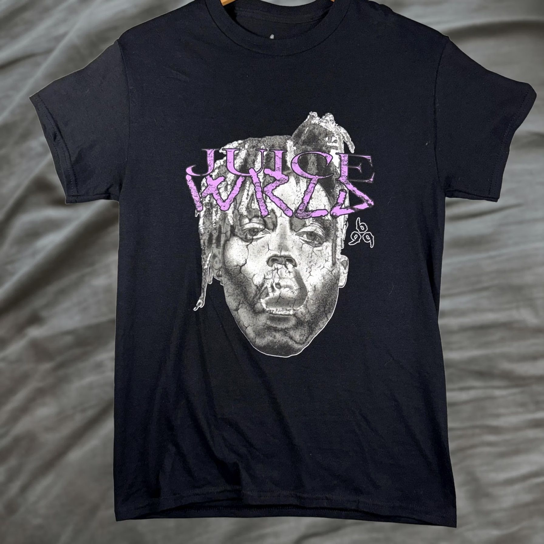 Vintage Juice WRLD Shirt Mens Small Black 999 Club Graphic Tee Portrait Music Hip Hop Crew Neck Short Sleeve No Pocket Size US S / EU 44-46 / 1 - 1 Thumbnail