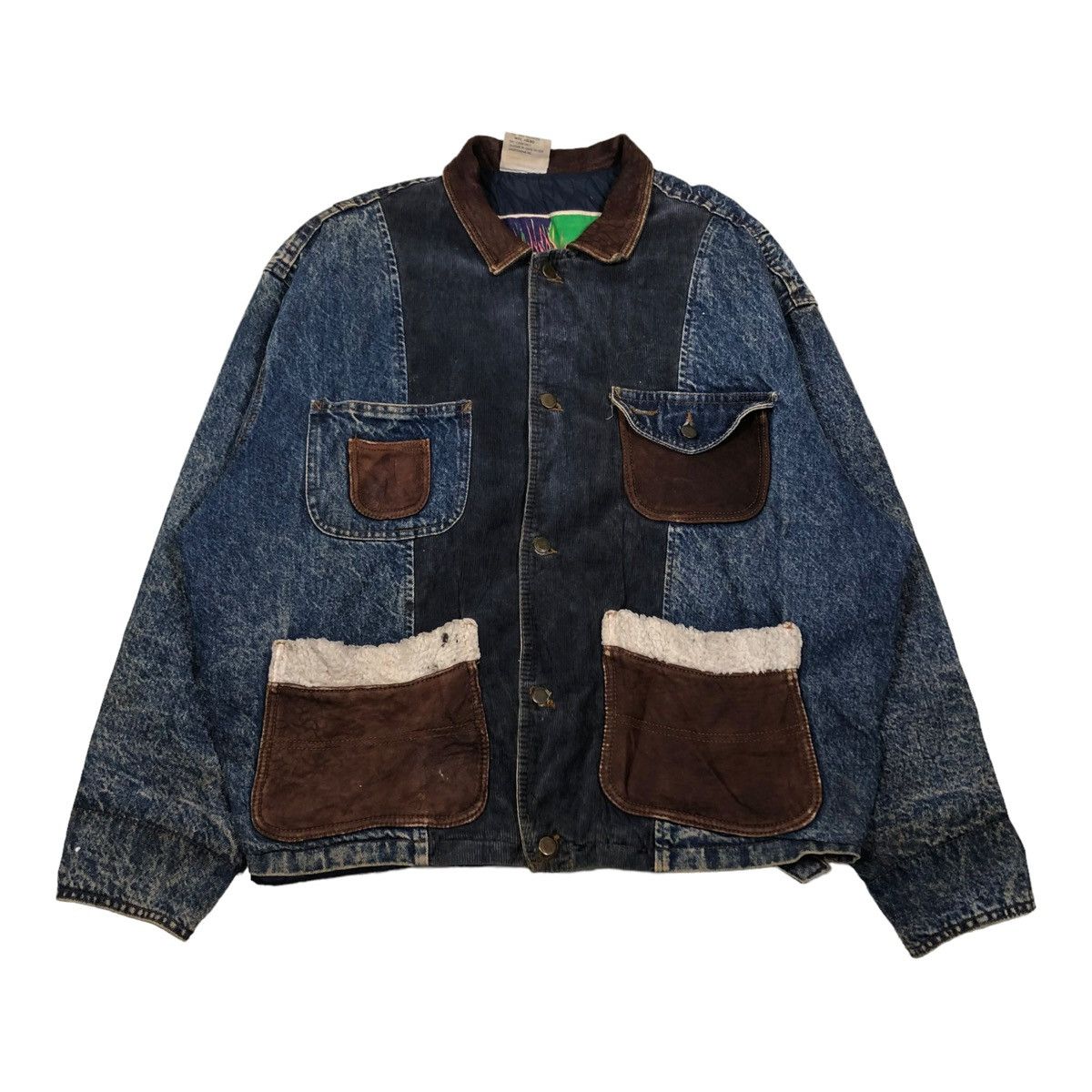 Japanese Brand 🔥VINTAGE BIKER LEATHER JACKET NUOVA FORMULA DAVID PEYSEP Size US L / EU 52-54 / 3 - 1 Thumbnail