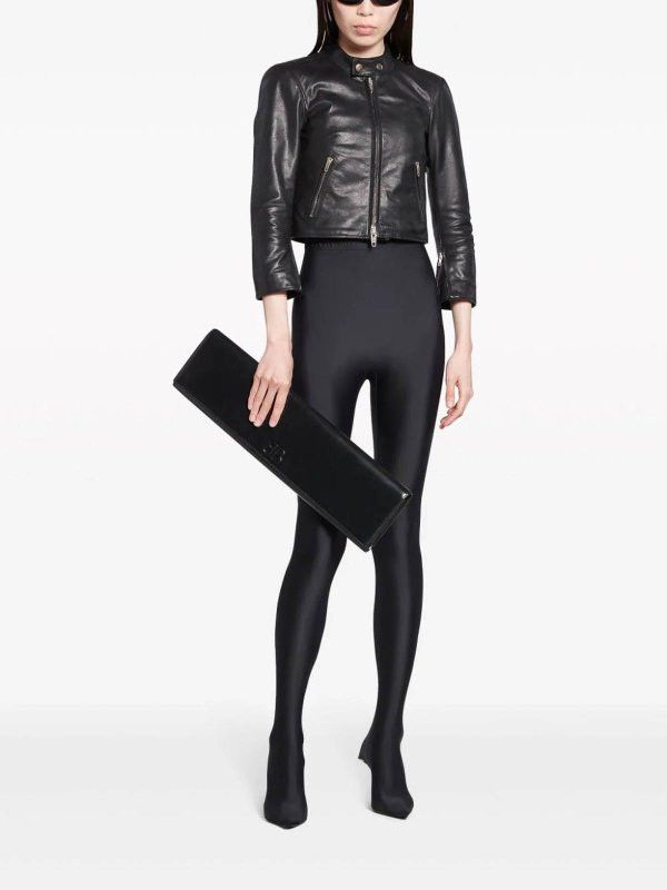 Balenciaga o1mt1gz0226 Racer Jacket In Black Size XS / US 0-2 / IT 36-38 - 2 Thumbnail