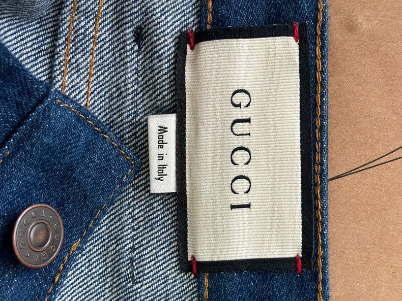 Gucci GucciGG apple-decorated washed jeans 2503-Nextarrow Size 25" / US 0 / IT 36 - 9 Thumbnail