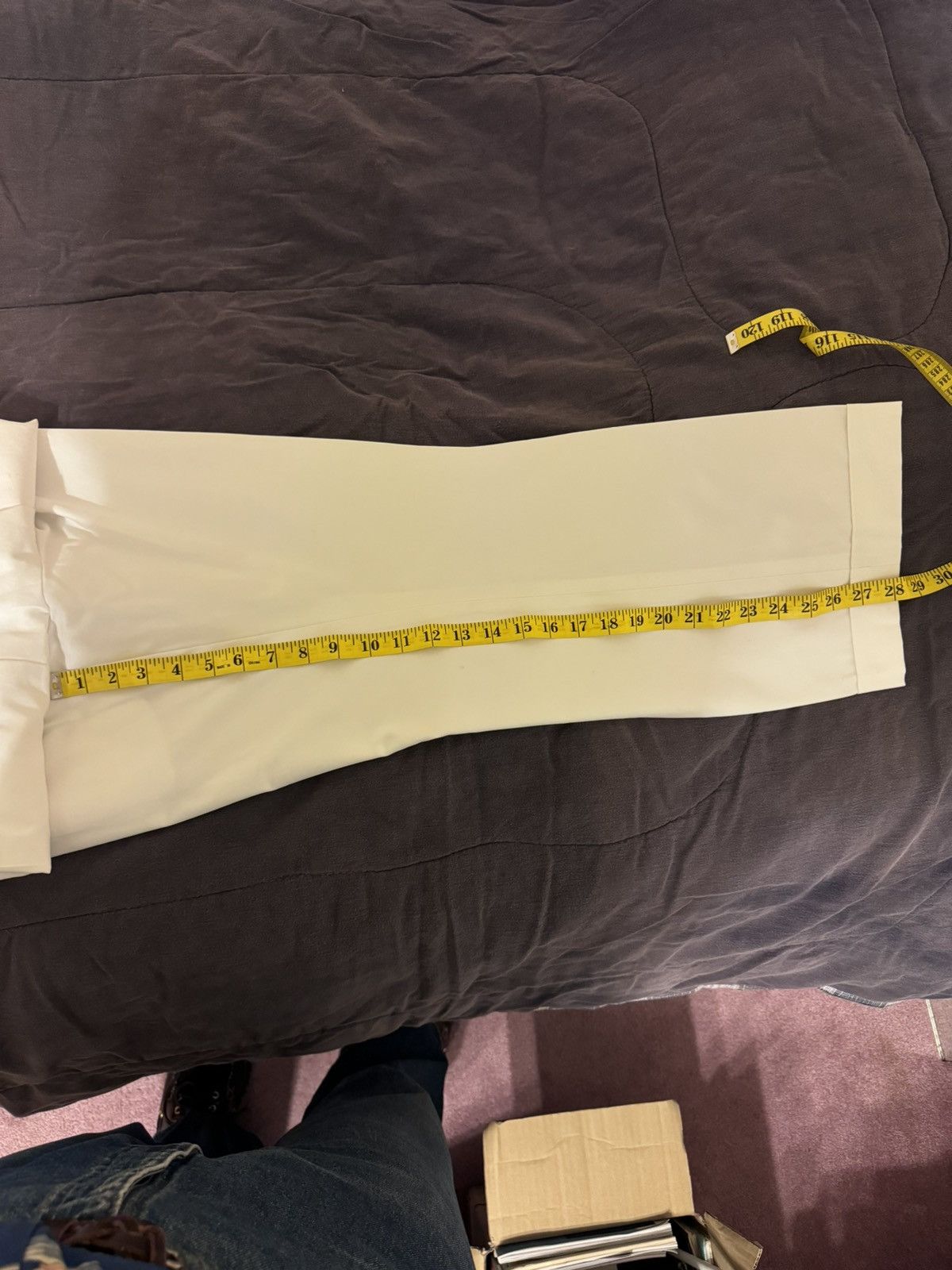 Sid Mashburn White Cotton Chinos Pants 40x28 2XL Made in USA MiUSA Size US 40 / EU 56 - 7 Thumbnail
