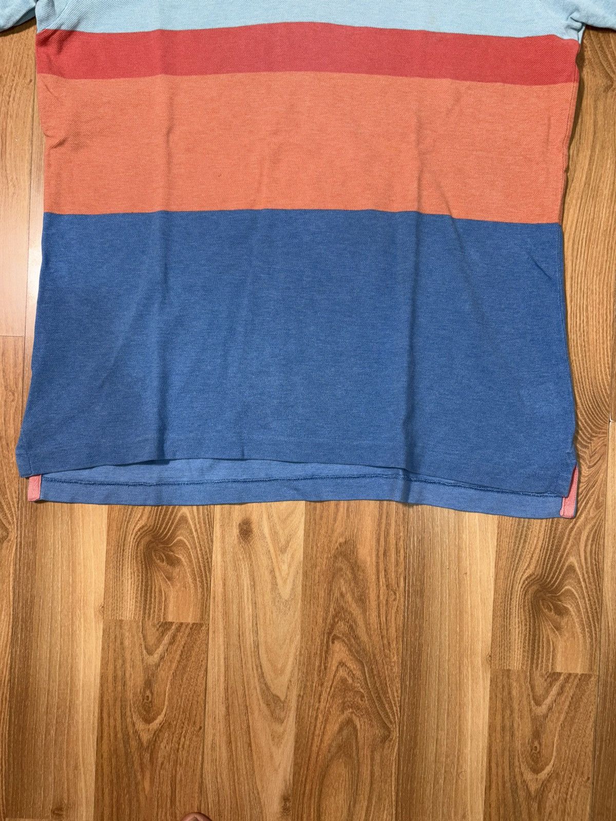 Polo Ralph Lauren U.S. Polo Assn. Striped Pique Polo Shirt Colorblock Size US S / EU 44-46 / 1 - 6 Thumbnail
