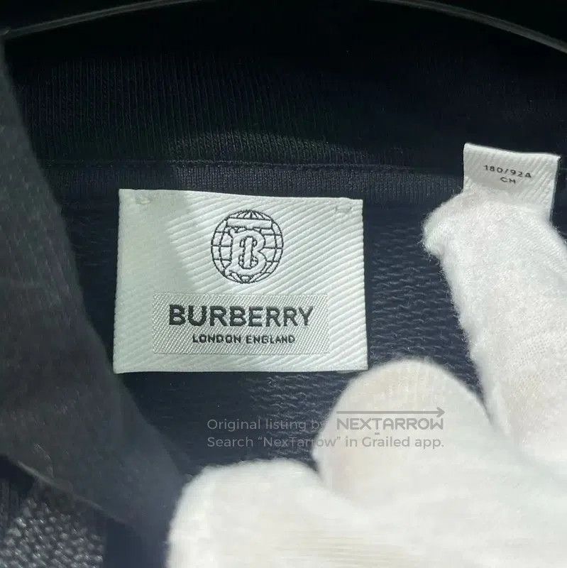 Burberry Burberry Black Cotton Women's Long Sleeve Hoodie. Size XL / US 12-14 / IT 48-50 - 4 Thumbnail
