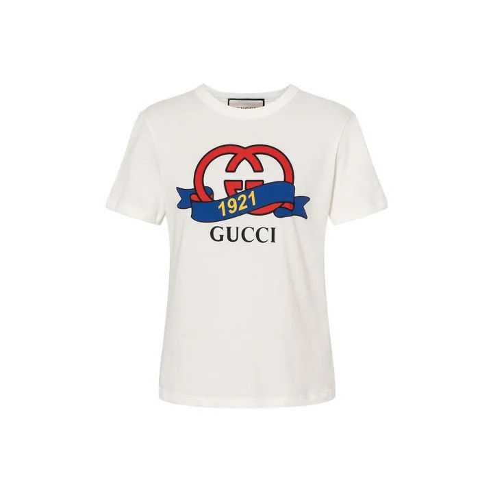 Gucci Gucci SS23 1921 Logo Print Short Sleeve T-Shirt-2507 Size XS / US 0-2 / IT 36-38 - 7 Thumbnail