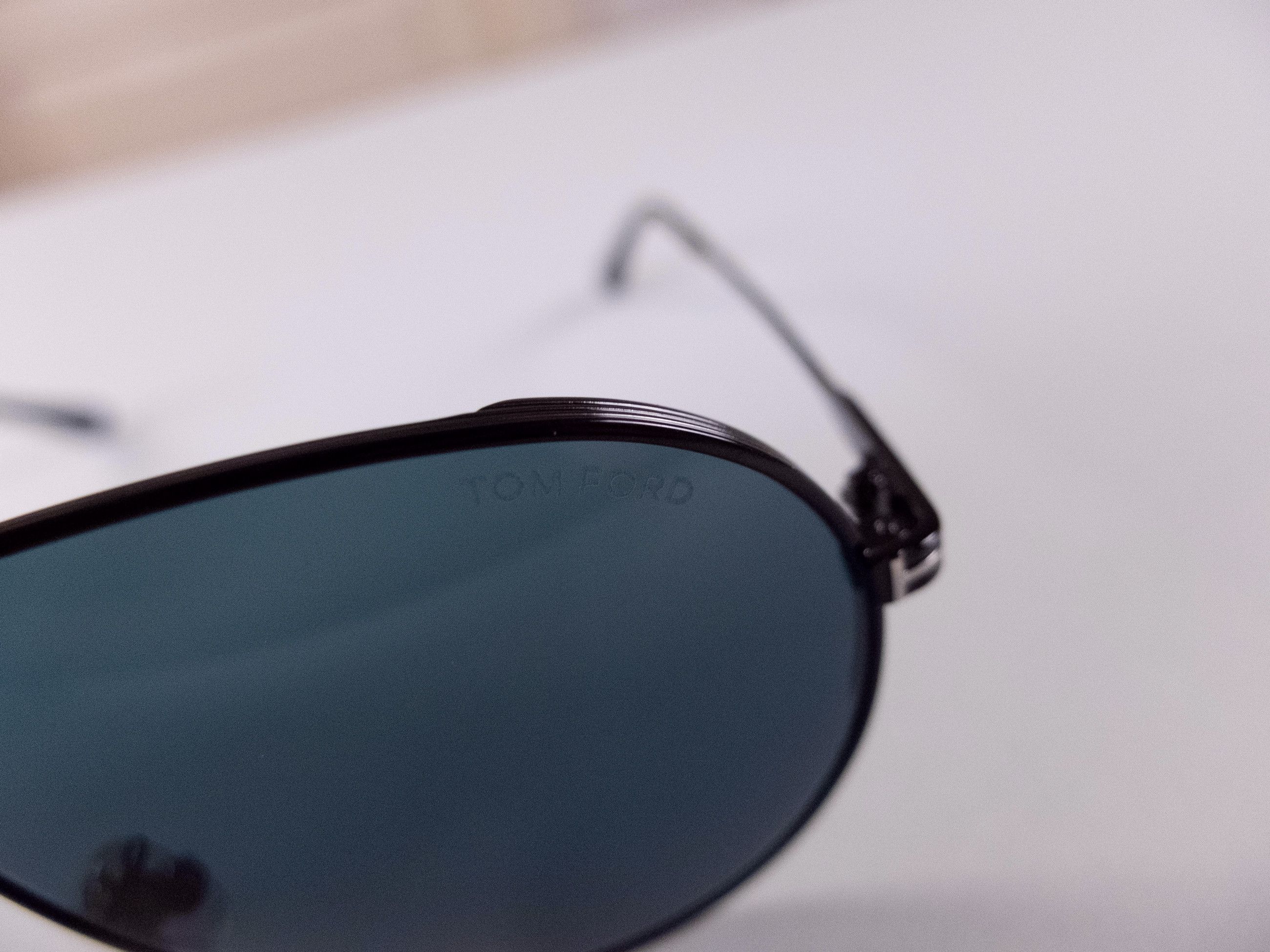 Tom Ford TOM FORD Jet black aviator pilot sunglasses UV protect. 64mm Size ONE SIZE - 9 Thumbnail
