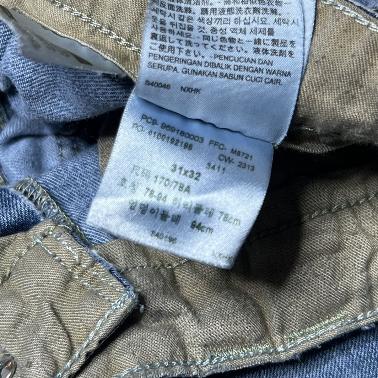 Levi's × Vintage Y2K Levi’s Button Back Pockets Grunge Slim Straight Jeans 31 Size US 31 - 9 Thumbnail