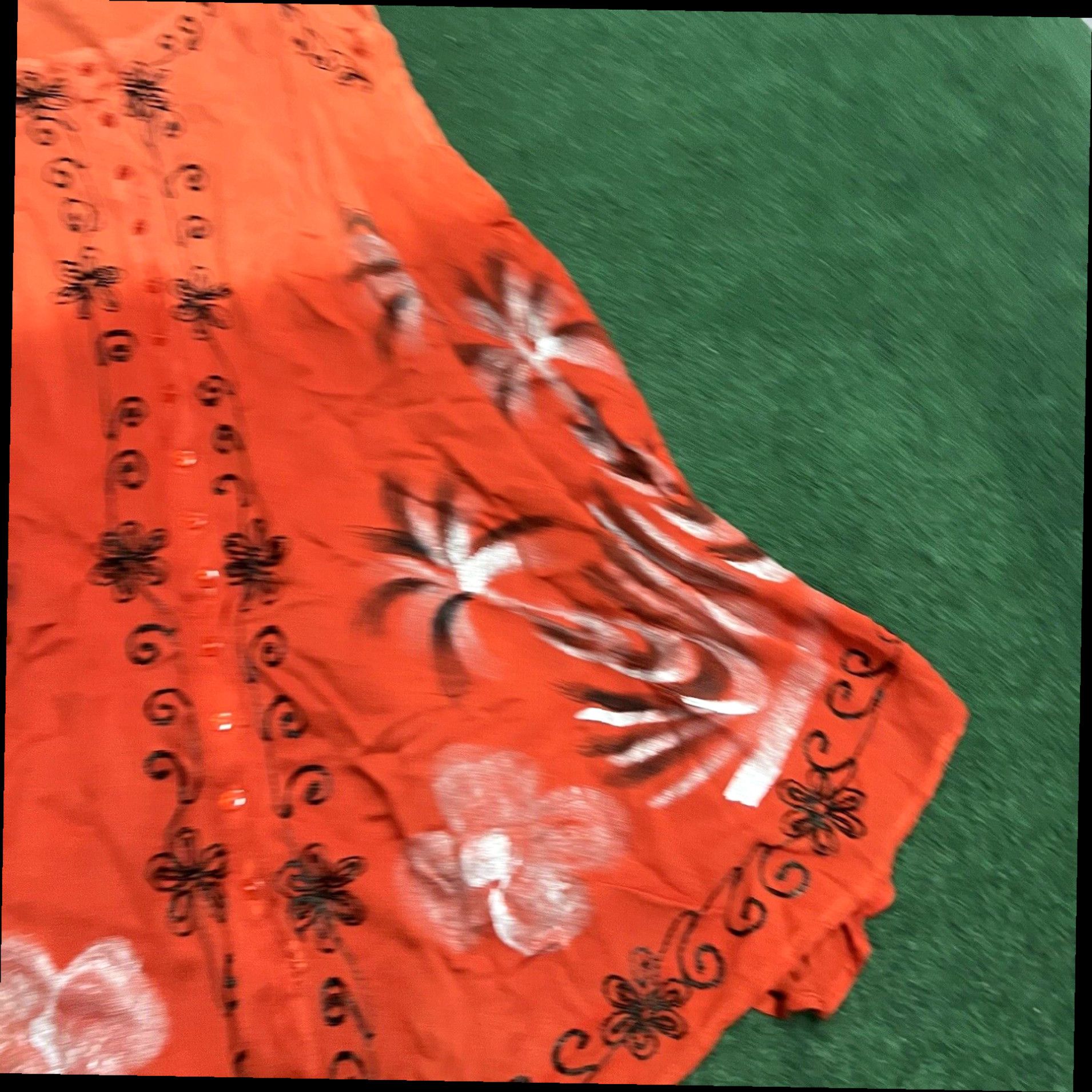 Vintage Pineapple Women's Free Size Sleeveless Boho Tie Dye Loose Fitting Summer Dress Size ONE SIZE - 3 Thumbnail