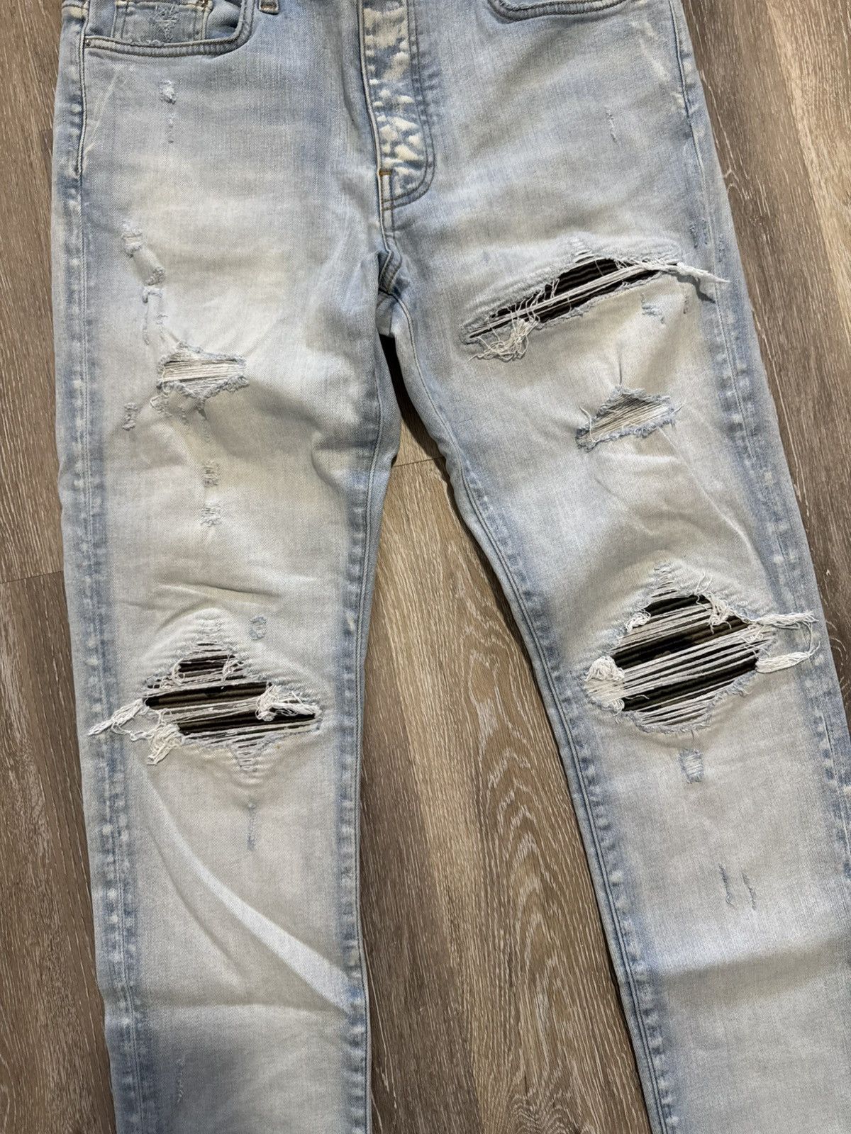 Amiri Light wash camo patch mx1 Size US 34 / EU 50 - 2 Thumbnail