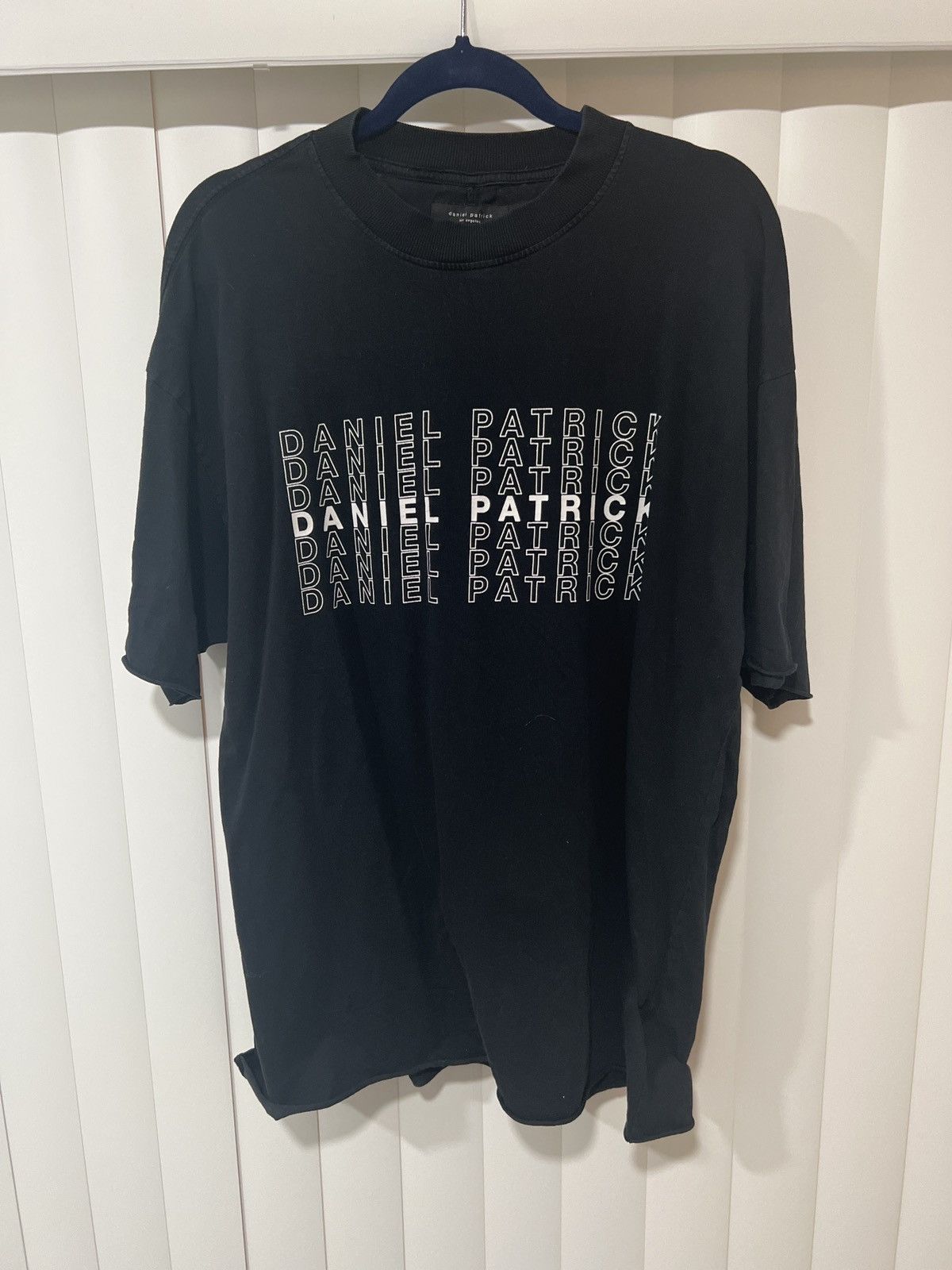 Daniel Patrick DP Repeat Logo Oversize T Shirt Size US S / EU 44-46 / 1 - 1 Thumbnail