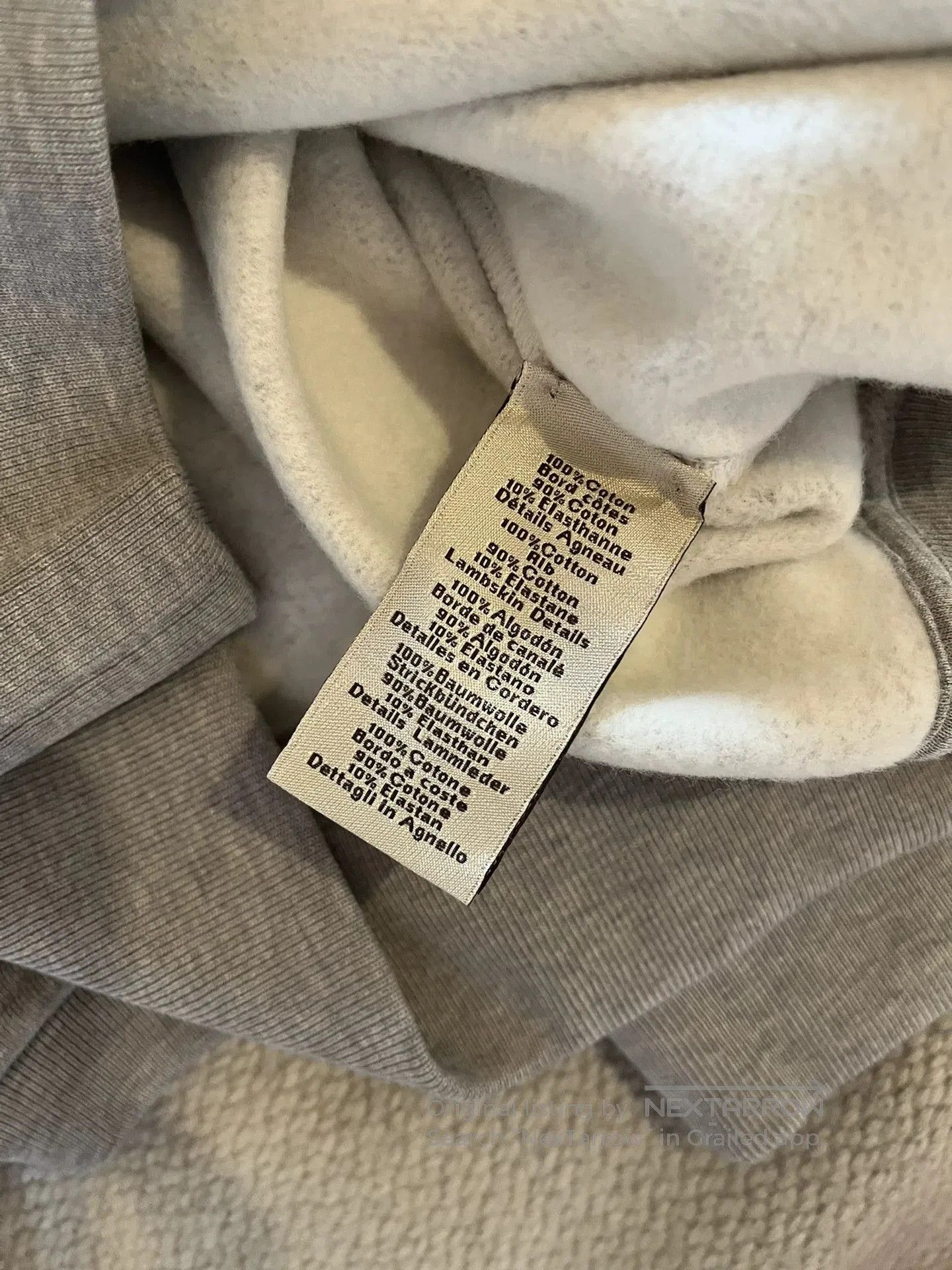 Hermes Hermes Men's Gray Horse Head Patchwork Sweatshirt. Size US M / EU 48-50 / 2 - 4 Thumbnail