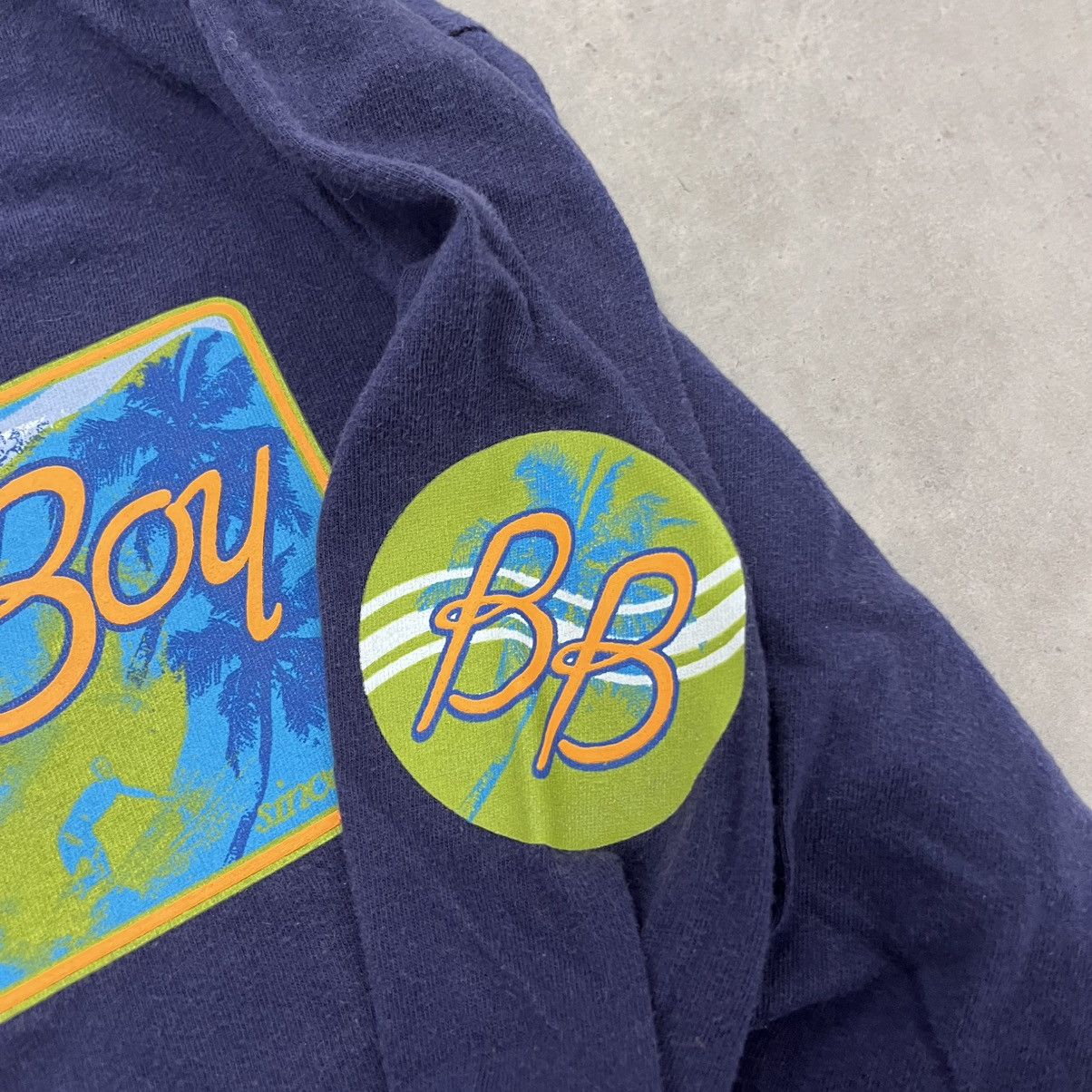 Billabong × Bugle Boy × Vintage Crazy Vintage Y2K Surf wear Bugle Boy T Shirt Navy Large Size US L / EU 52-54 / 3 - 5 Thumbnail
