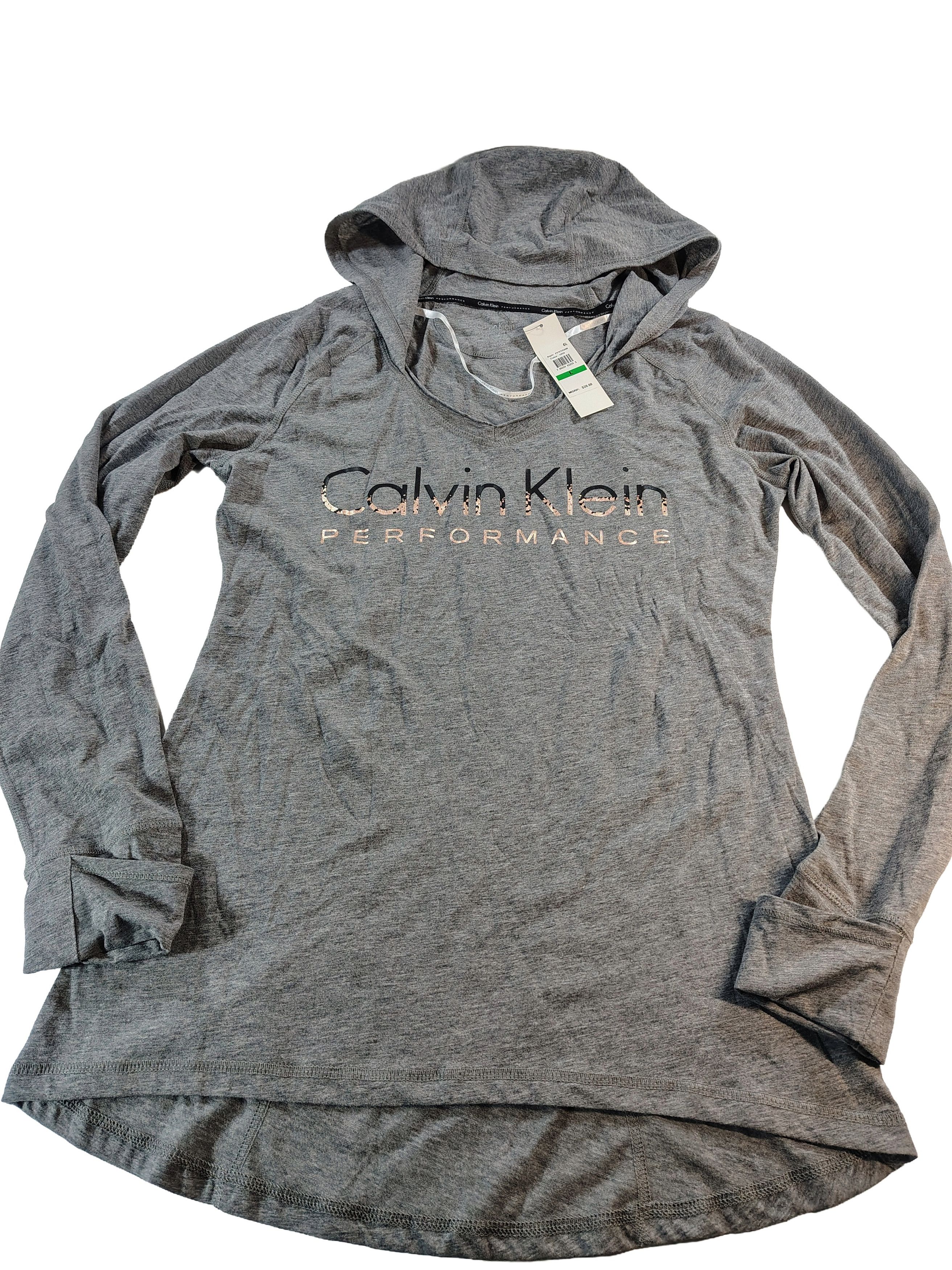 Calvin Klein New Women's Large Calvin Klein Performance Hooded Jacket Size L / US 10 / IT 46 - 1 Thumbnail