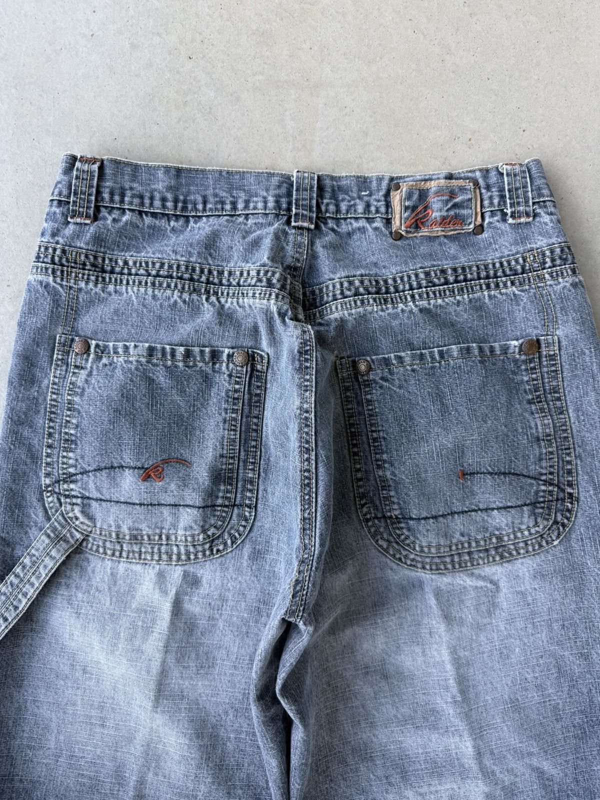 Southpole Vintage Y2K Raider Light Wash Southpole Style Baggy Shorts Size US 34 / EU 50 - 3 Thumbnail