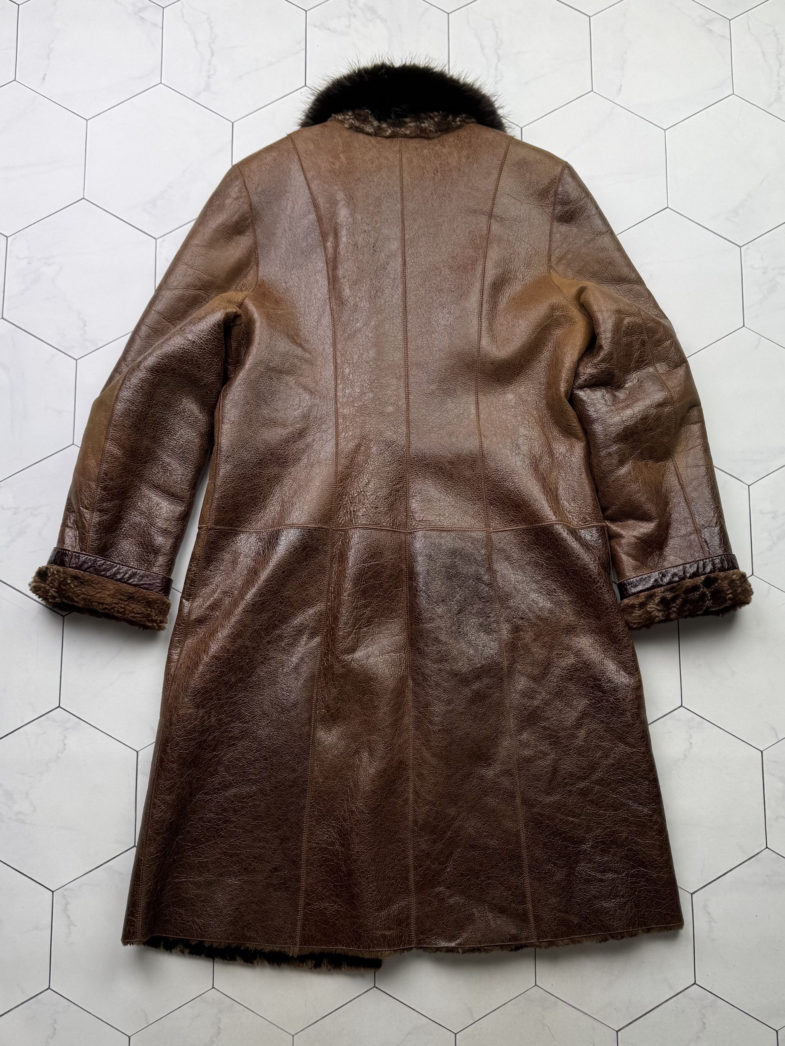 Japanese Brand Vintage Real Sheepskin 2 in 1 Coat (B586)E2 Size L / US 10 / IT 46 - 7 Thumbnail
