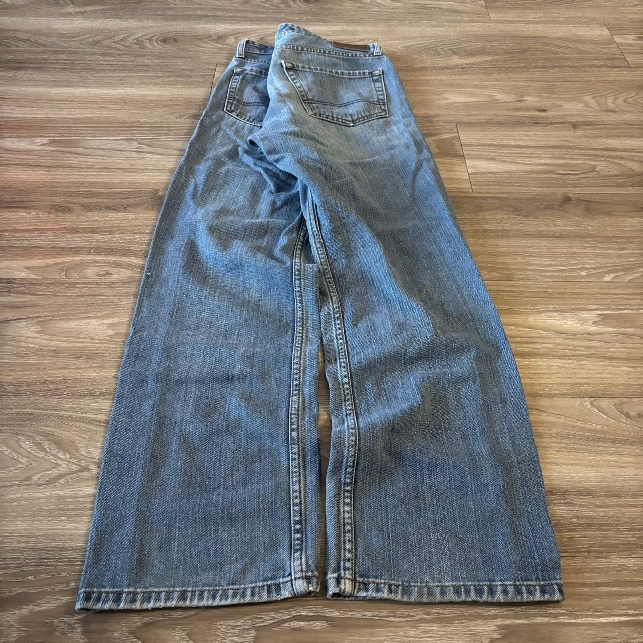 Levi's Crazy Vintage Y2K/2000s Grunge Medium Wash Levis Denim Jeans! 32x31 Size US 32 / EU 48 - 4 Thumbnail
