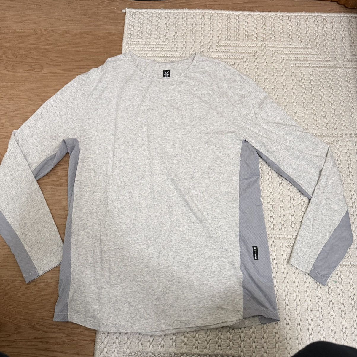 ASRV ASRV Creora Cotton Modal Long Sleeve Heather Grey Size US M / EU 48-50 / 2 - 1 Thumbnail