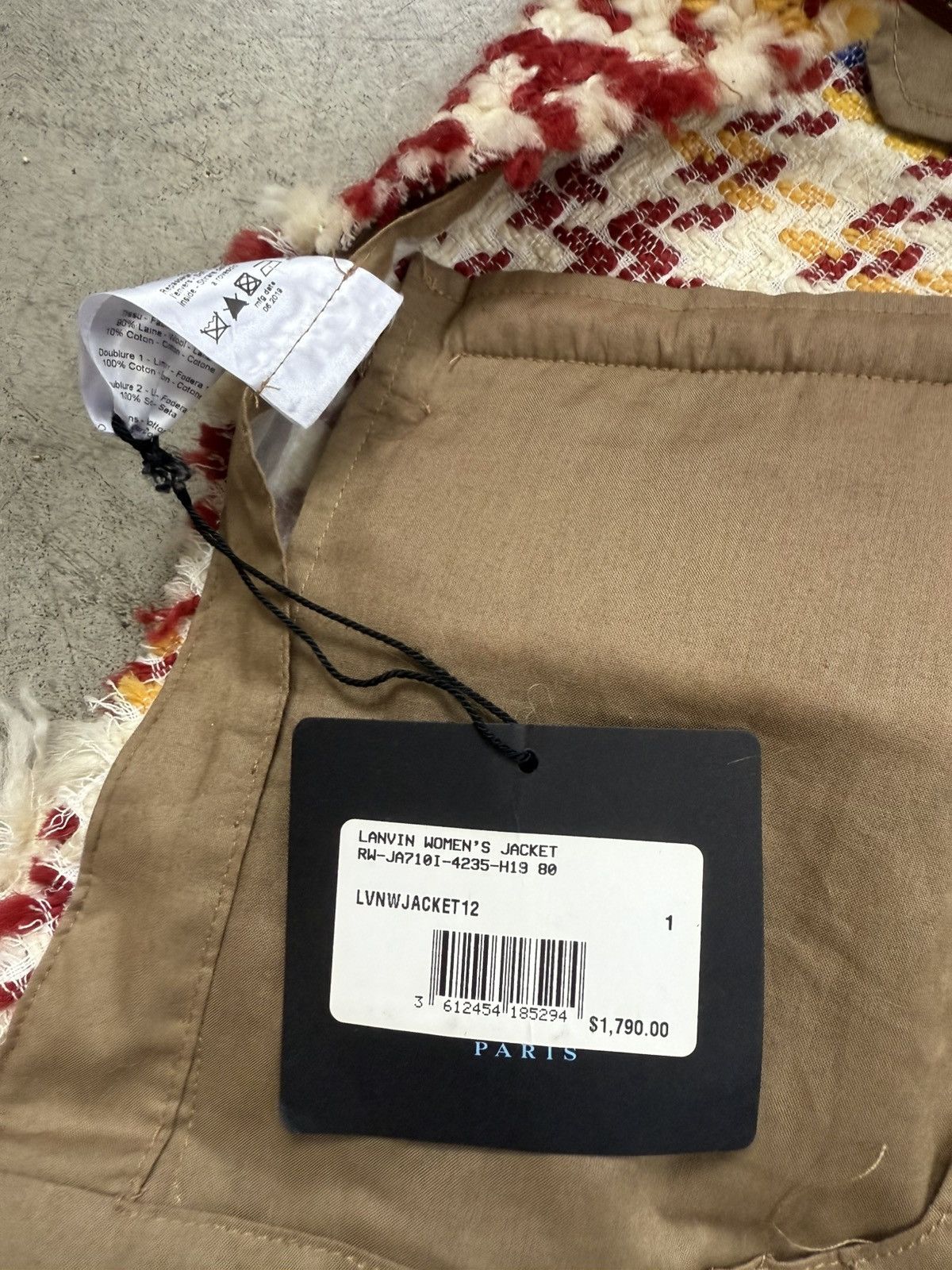 Lanvin Lanvin F/W 19 Tweed Backless Vest Size S / US 4 / IT 40 - 4 Thumbnail