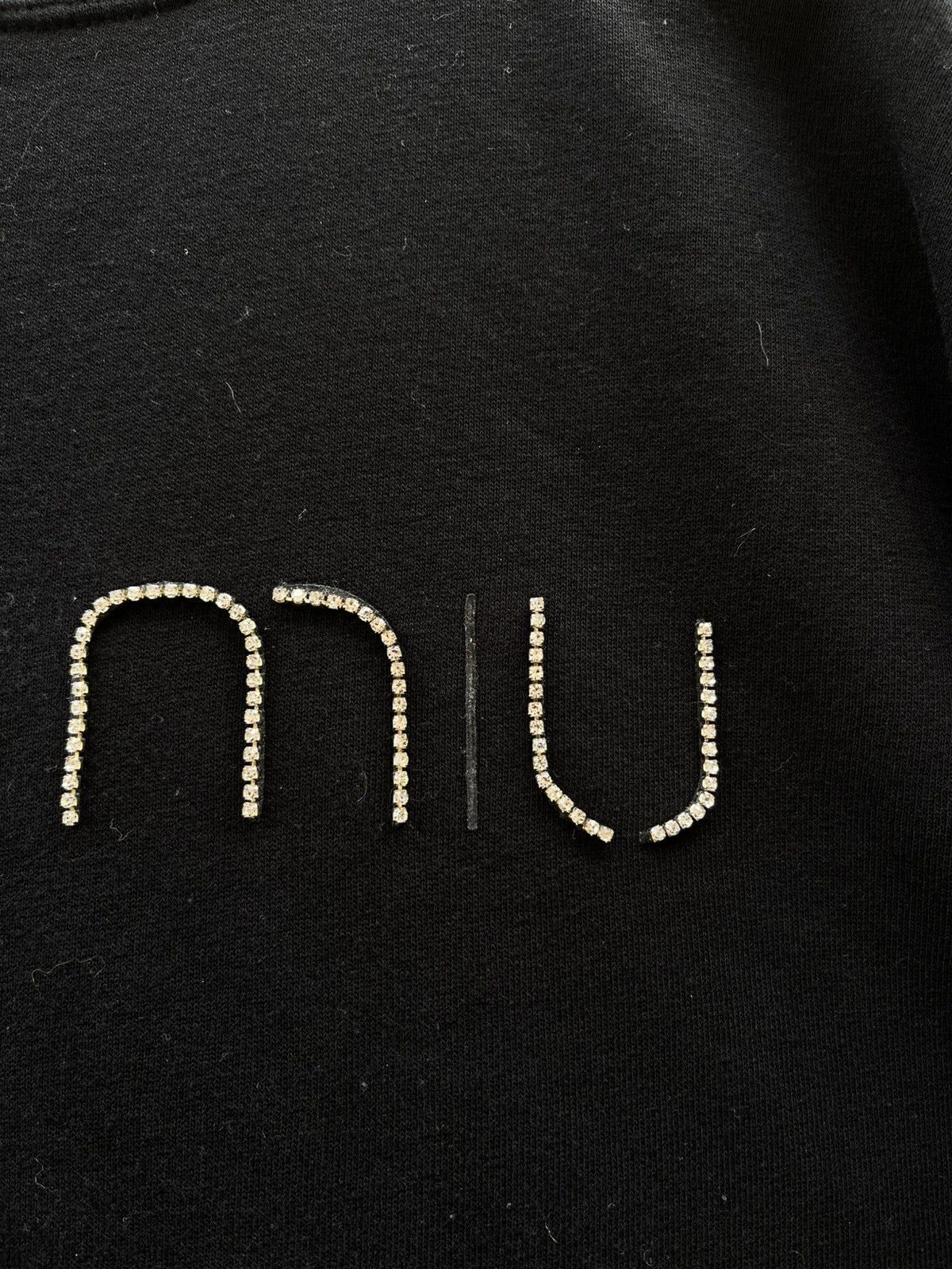 Miu Miu Miu Miu Big Logo Sweatshirt Y2K Luxury Rare Sweater Baggy Size US XL / EU 56 / 4 - 12 Thumbnail
