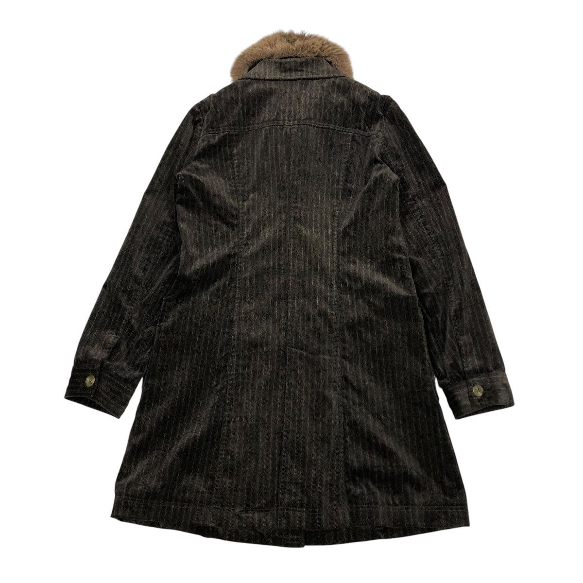 Tornado Mart 🔥VINTAGE HICKORY CHORE JACKET TORNADO MART MINK FUR COLLAR Size S / US 4 / IT 40 - 2 Thumbnail