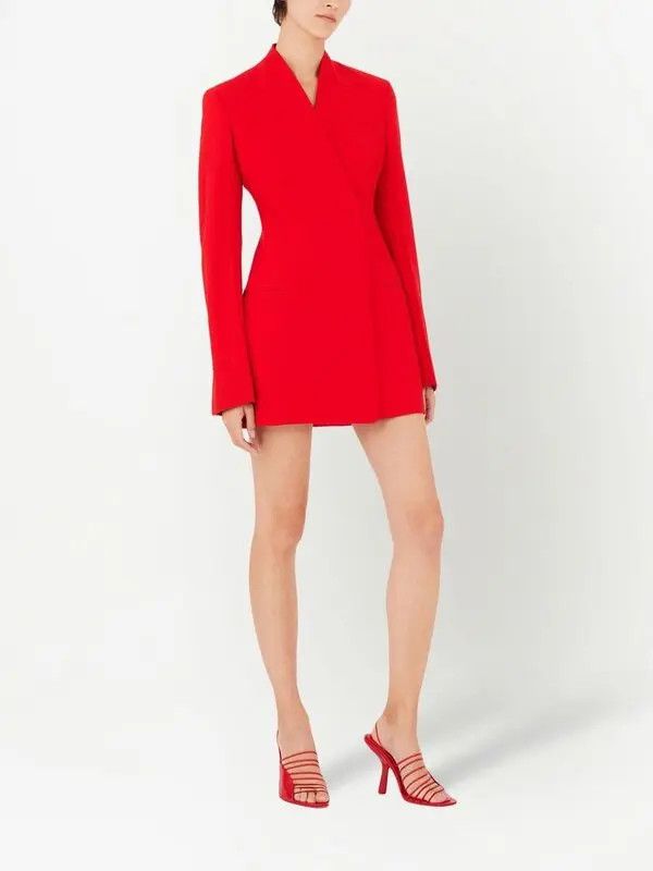 Salvatore Ferragamo o1y0326 Blazer in Red Size XS / US 0-2 / IT 36-38 - 5 Thumbnail