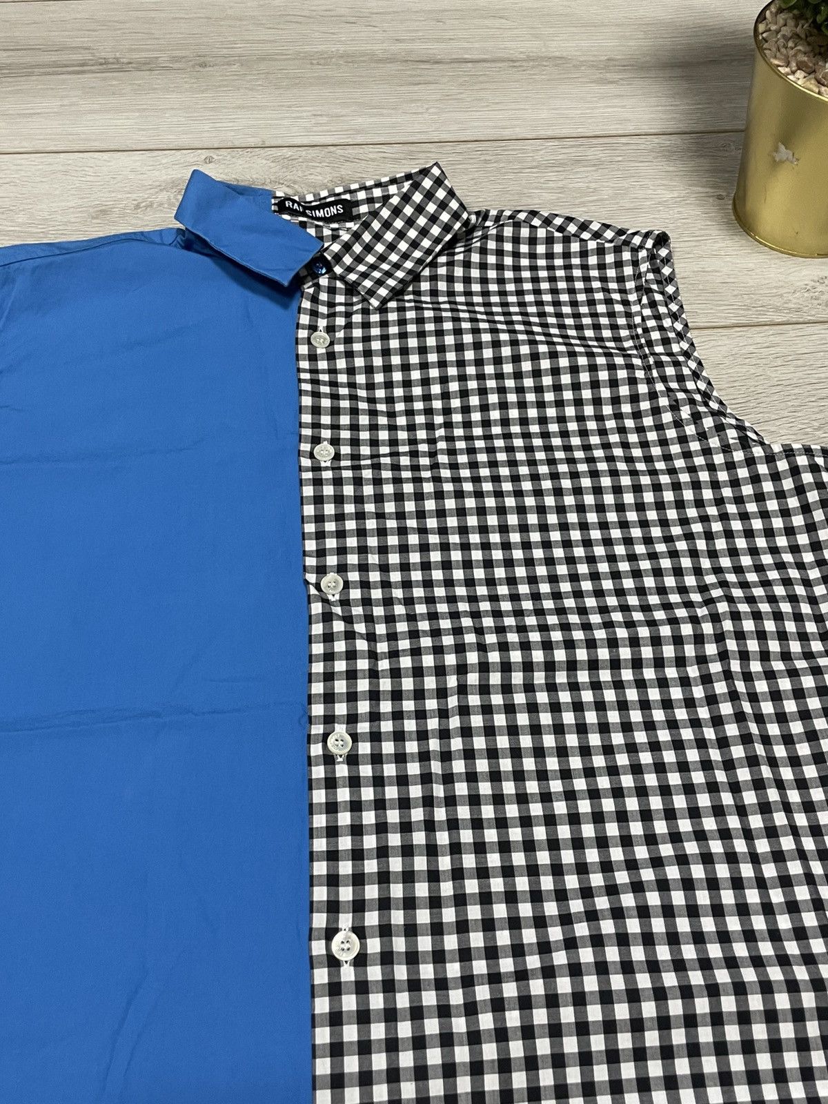 Raf Simons Raf Simons RARE sleeveless shirt check split buttons Size US M / EU 48-50 / 2 - 3 Thumbnail
