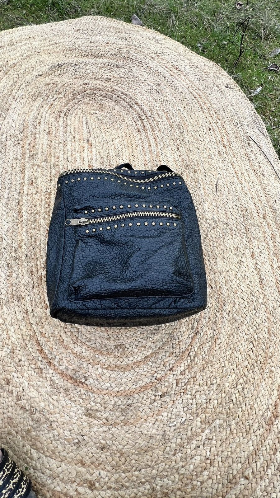 Denim & Supply Ralph Lauren Black and bronze studded backpack Size ONE SIZE - 5 Thumbnail