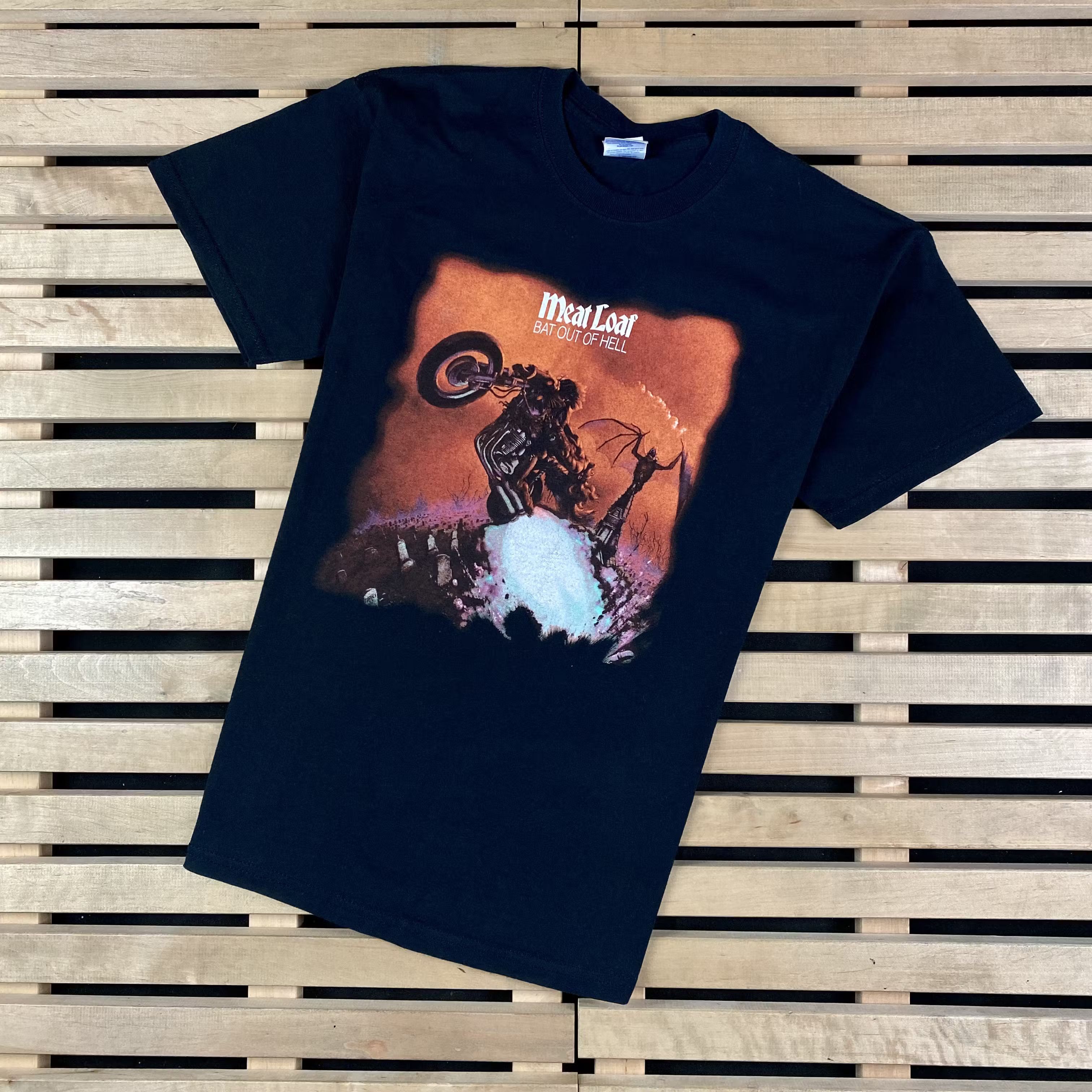Band Tees × Vintage Mens Vintage T Shirt Meat Loaf Size M Size US M / EU 48-50 / 2 - 1 Thumbnail