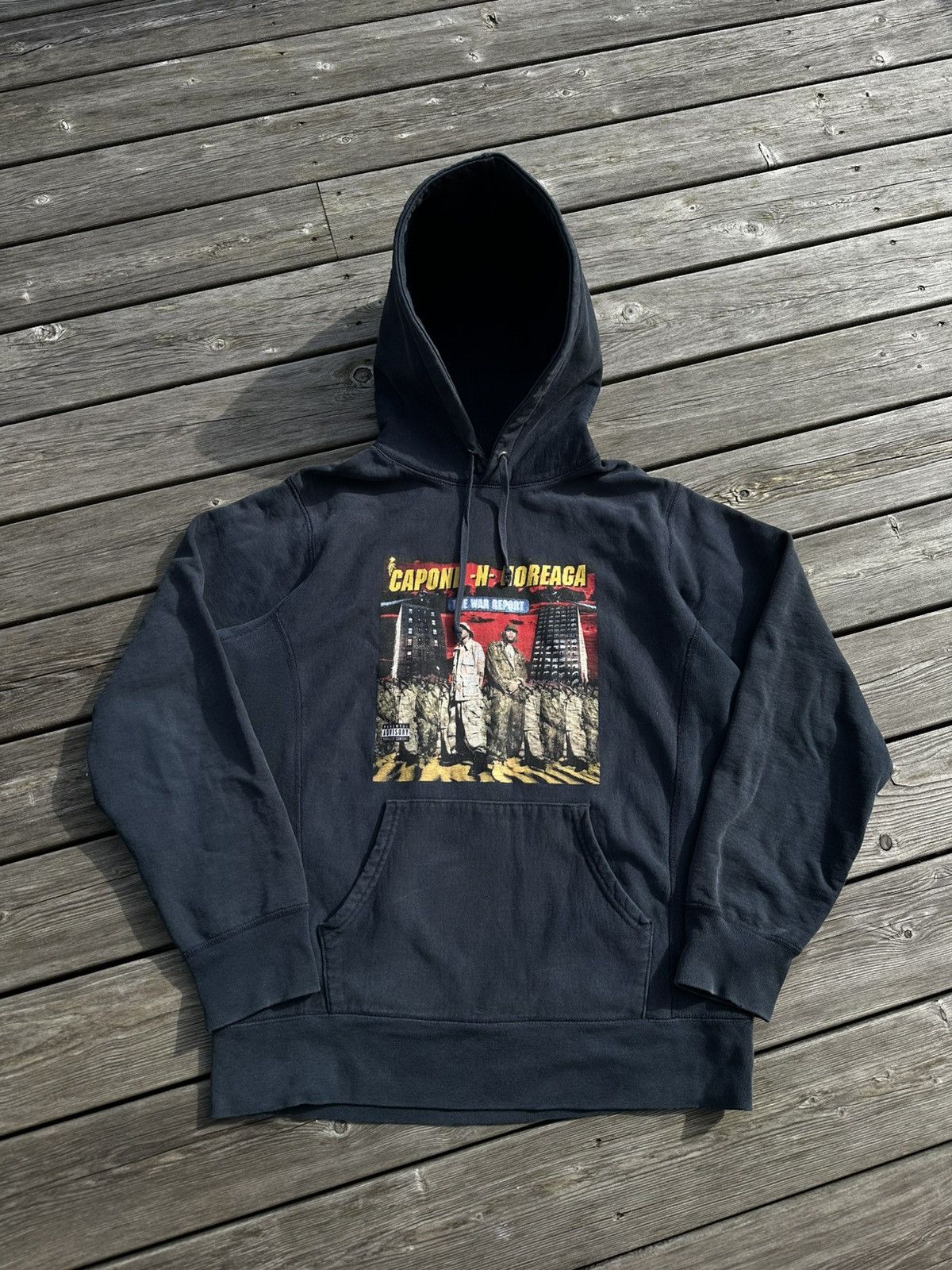 Supreme Supreme The War Report Hoodie - FW16 Size Medium Size US M / EU 48-50 / 2 - 2 Thumbnail