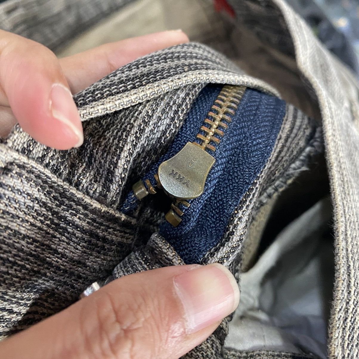 semanticdesign Semanticdesign Japanese Brand Hickory Stripe Denim Jeans Size US 30 / EU 46 - 14 Thumbnail
