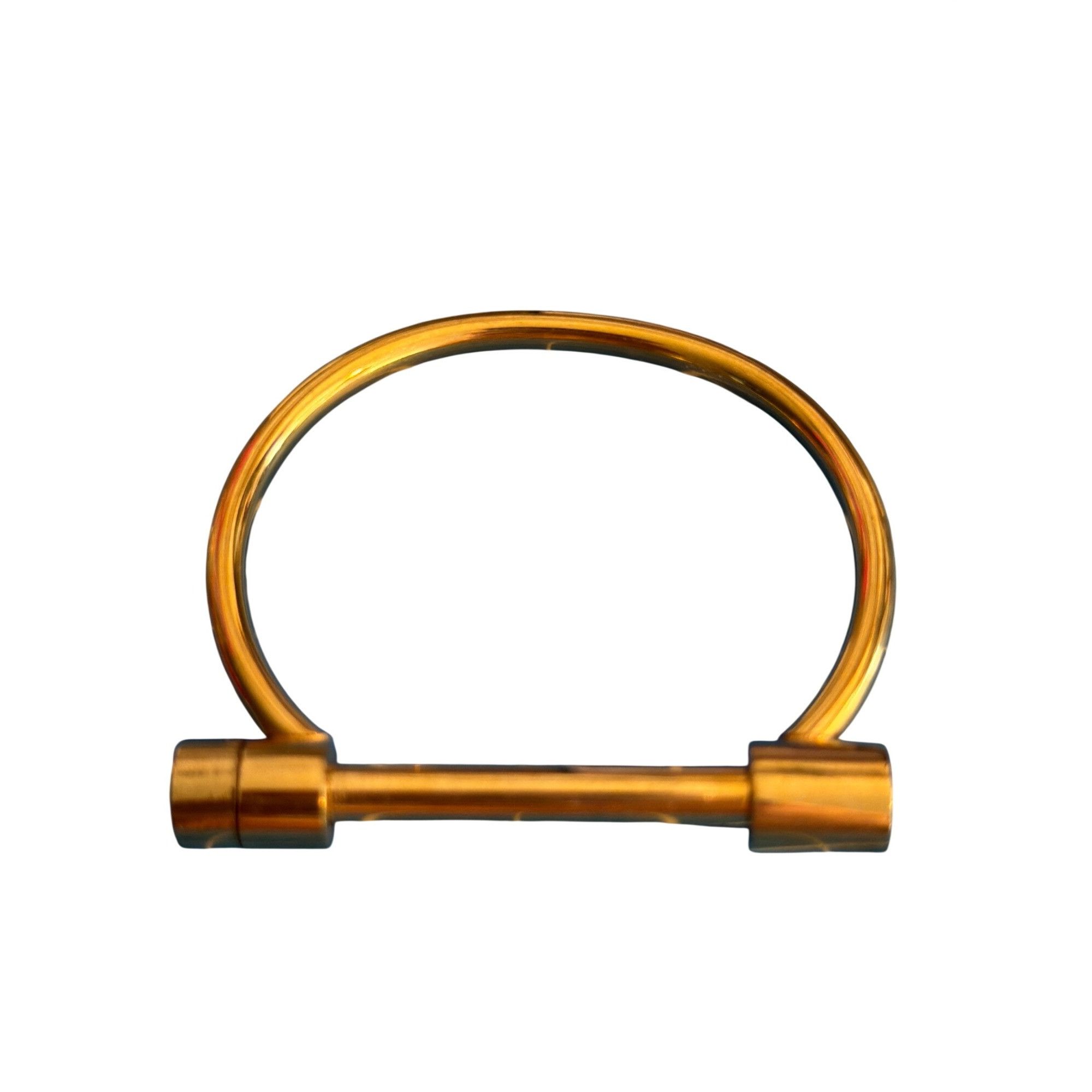 Other Kinsley Armelle Gold Tone Bar Cuff Bracelet Screw Closure Mo Size ONE SIZE - 2 Thumbnail