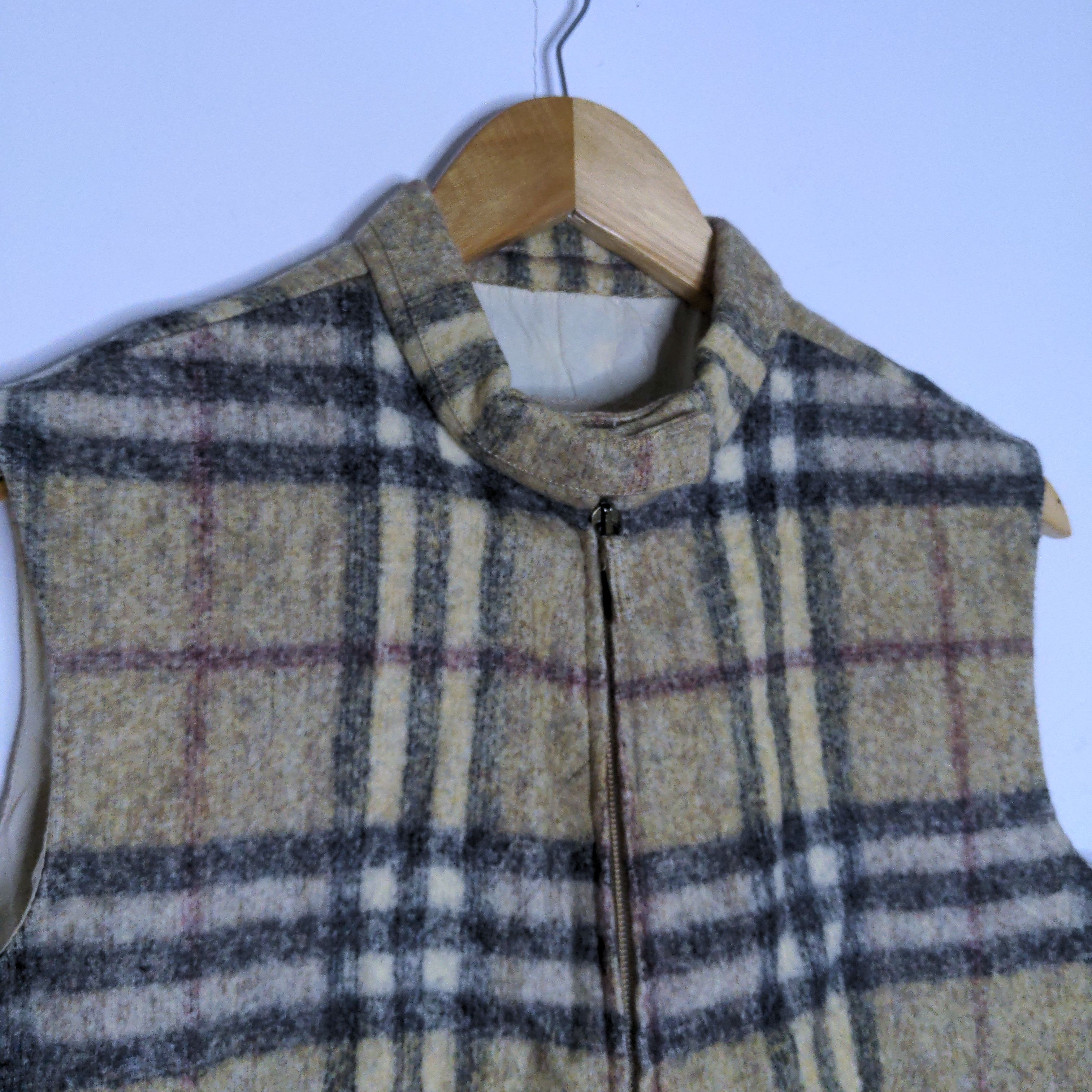 Burberry Burberry Prorsum House Check Womens Wool Vest Size M / US 6-8 / IT 42-44 - 3 Thumbnail
