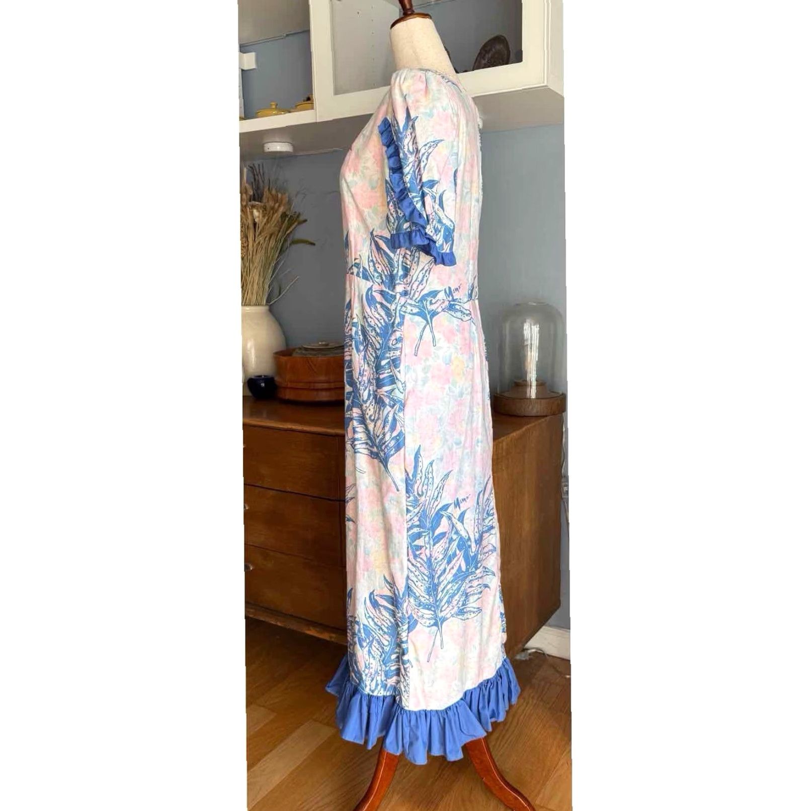 cotton muumuu dress Cotton Relax Fit Long Muumuu Dress