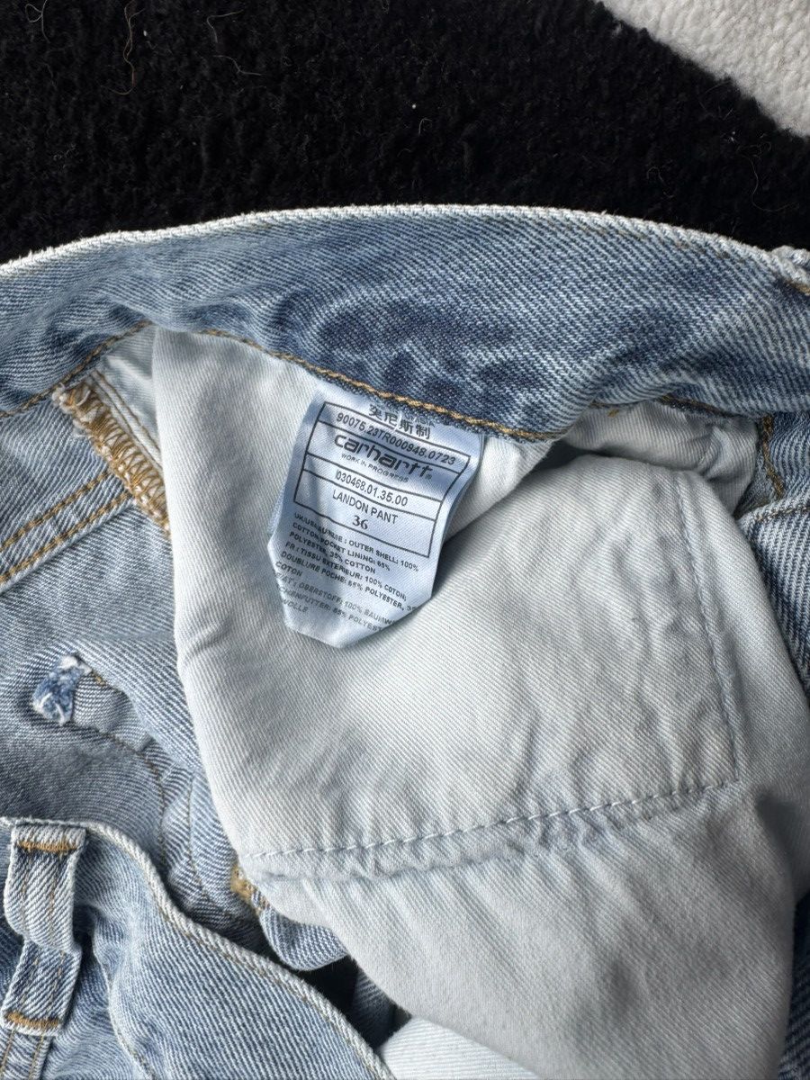 Carhartt Carhart Landon Blue Stonewashed Jeans Size US 36 / EU 52 - 3 Thumbnail
