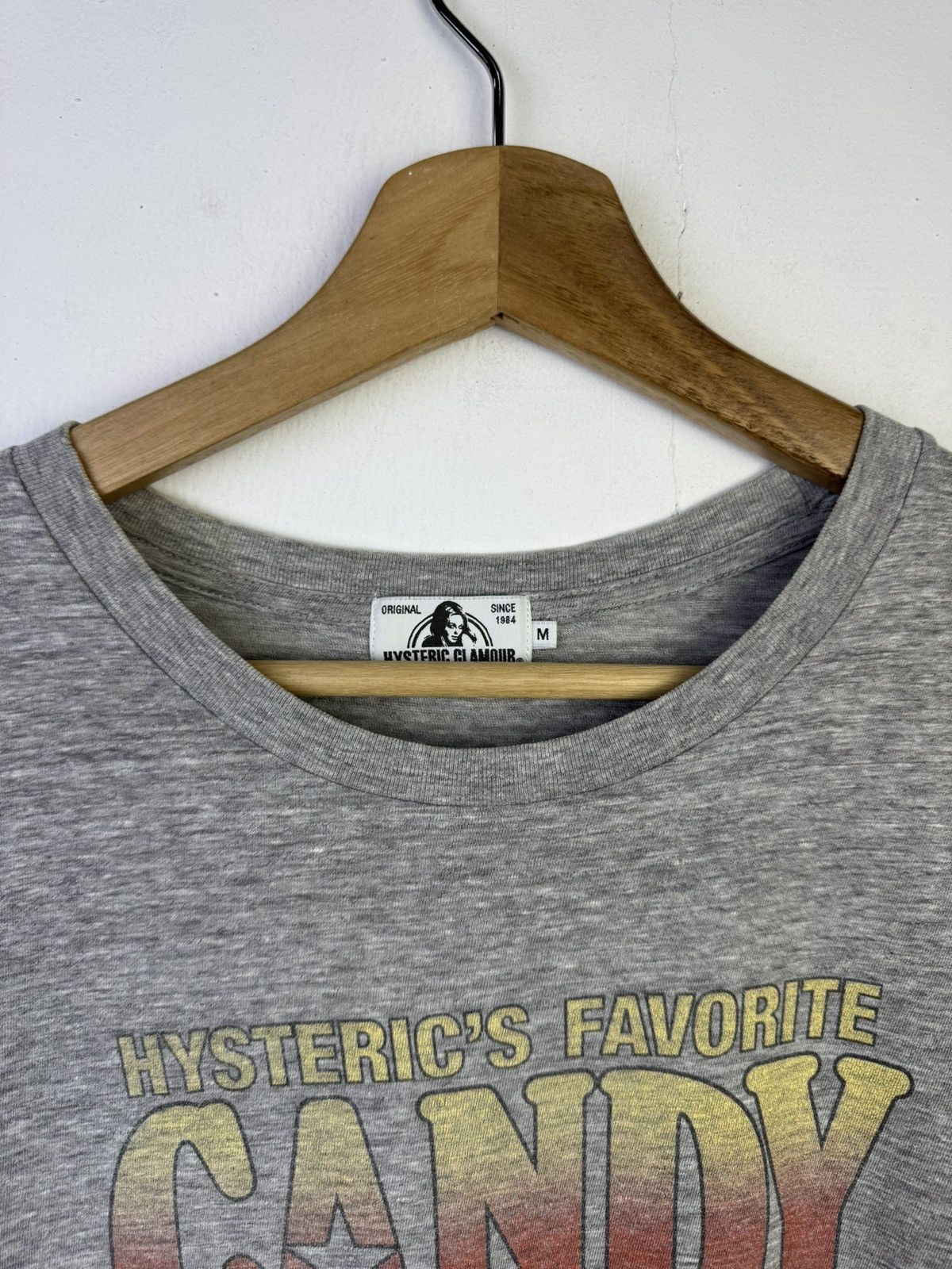 Hysteric Glamour Hysteric Glamour "Favorite Candy" t-shirt in grey Size US M / EU 48-50 / 2 - 5 Thumbnail