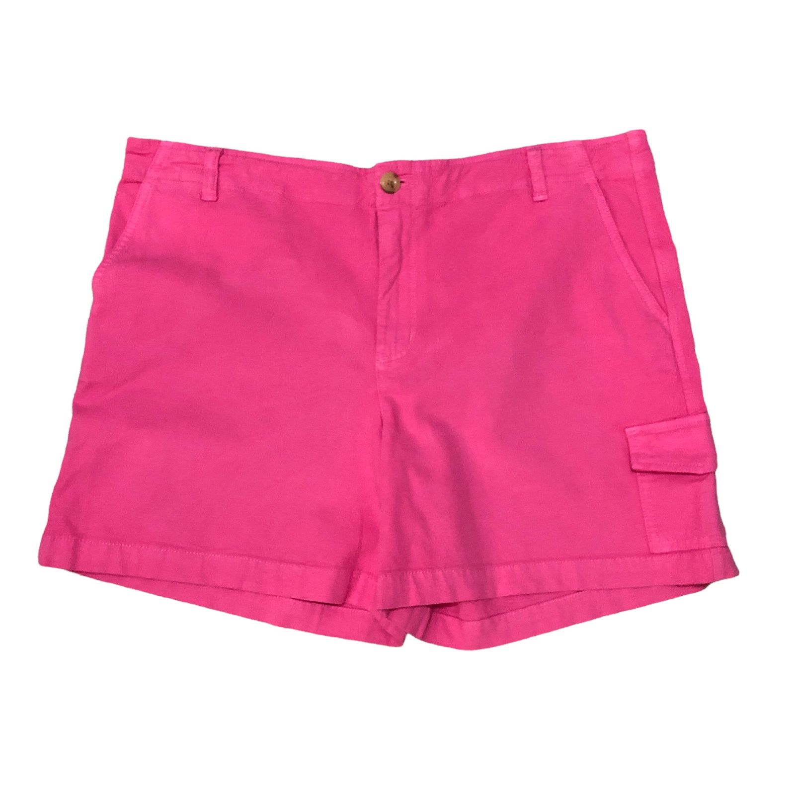 J.Crew Re-Imagined Pink High-Rise Garment-Dyed Stretch Cargo Short Size 34" / US 12 / IT 48 - 1 Thumbnail