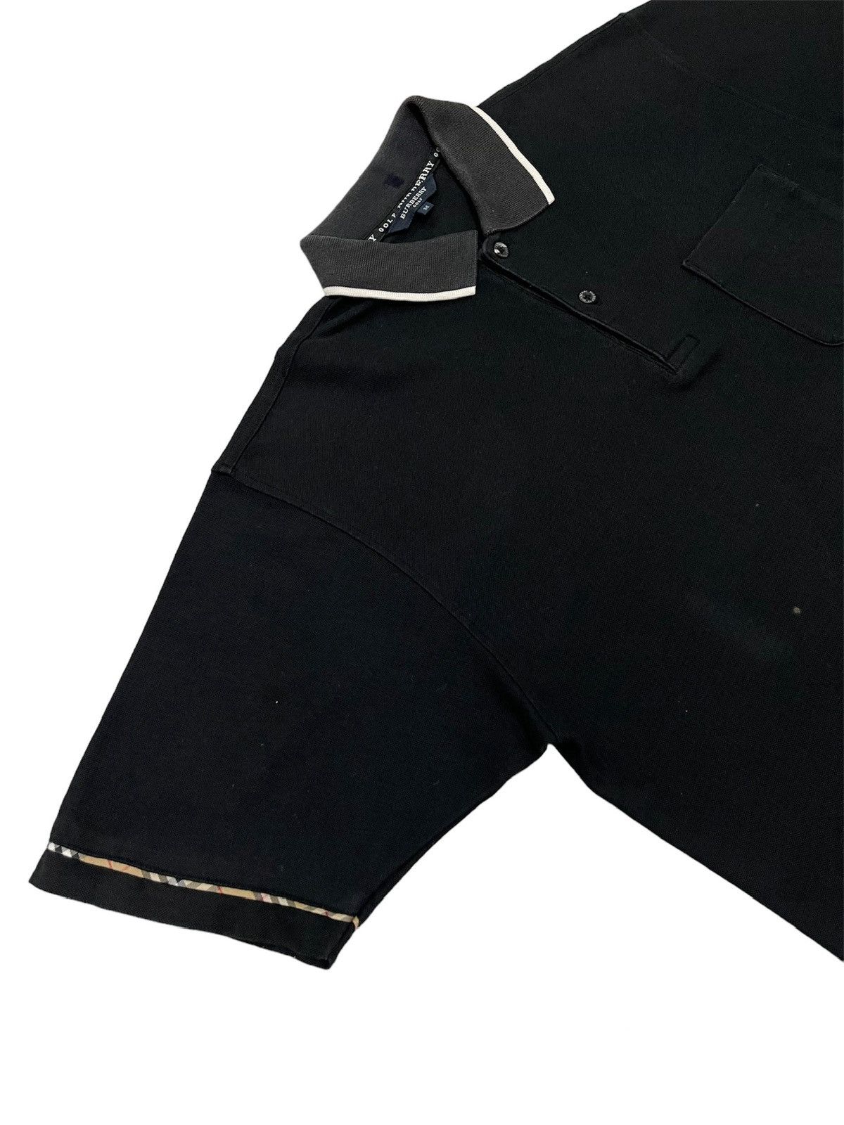 Burberry Burberry Golf Single Pocket Half Button Vintage Tee Size US S / EU 44-46 / 1 - 5 Thumbnail