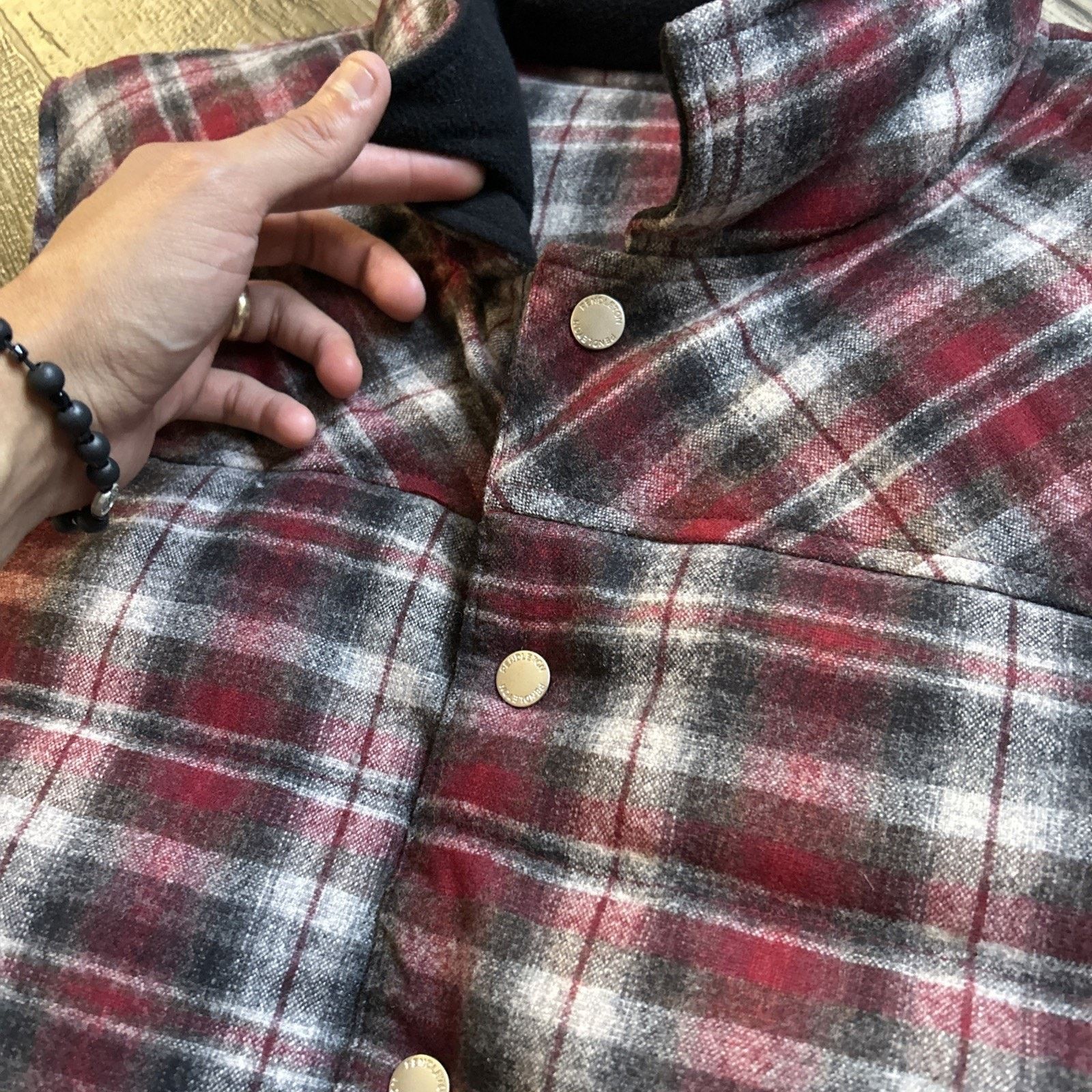 Pendleton Pendleton Vest Mens 2XL Wool Reversible Button Snap Plaid Size US XXL / EU 58 / 5 - 3 Thumbnail