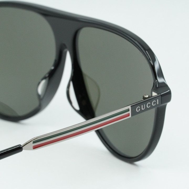 Gucci Gucci GG0829SA 001 Men Sunglasses Black Aviator Frame Size ONE SIZE - 5 Thumbnail
