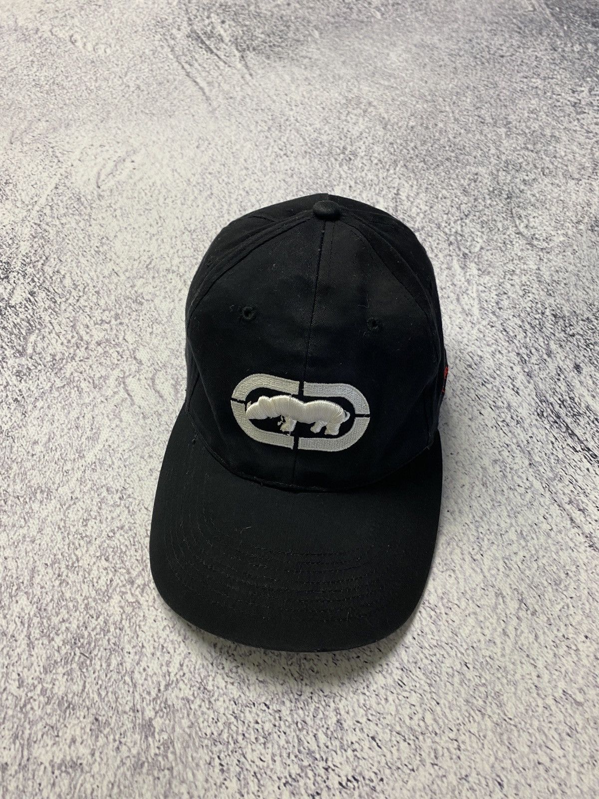Ecko Unltd. × Vintage Vintage Ecko Unltd. Marc Ecko Big Logo FlexFit Cap Hat Rap Size ONE SIZE - 2 Thumbnail