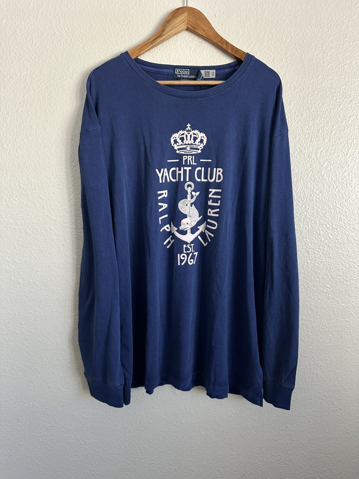 Polo Ralph Lauren Polo Ralph Lauren Yacht Club Riviera Sail Boat Anchor Shirt Size US XL / EU 56 / 4 - 1 Thumbnail