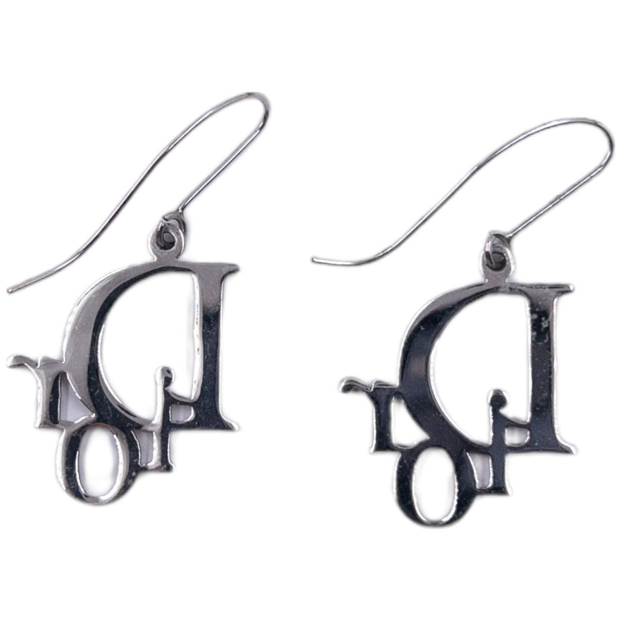 Dior Vintage Dior Logo Earrings Size ONE SIZE - 4 Thumbnail