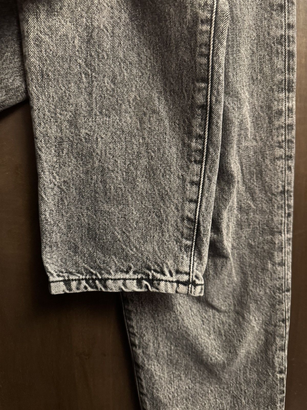 Saint Laurent Paris saint laurent slim denim acid wash pants 31 grey Size US 31 - 9 Thumbnail