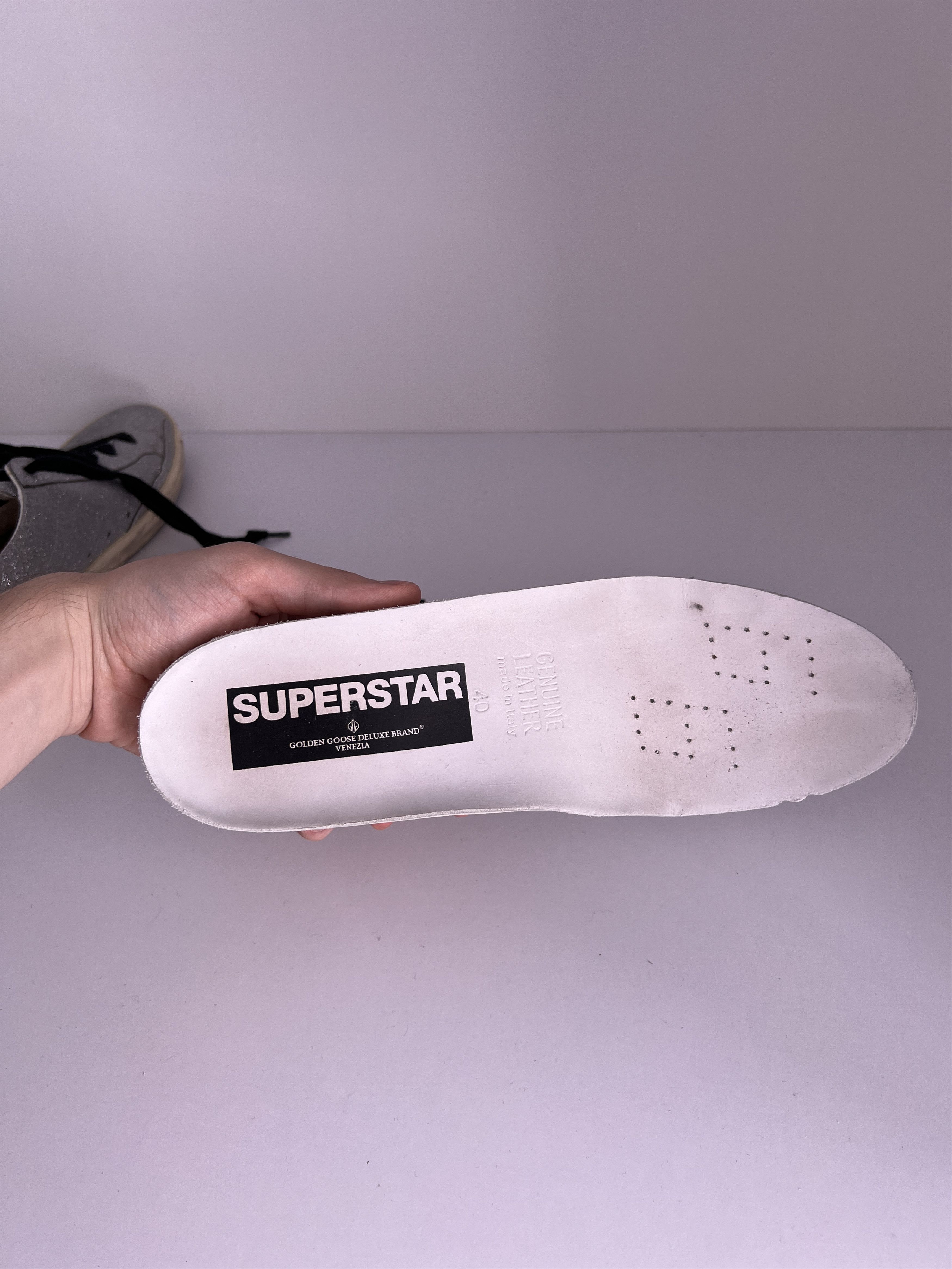 Golden Goose × Vintage Vintage GOLDEN GOOSE Superstar Sneakers Size US 7 / EU 40 - 16 Thumbnail