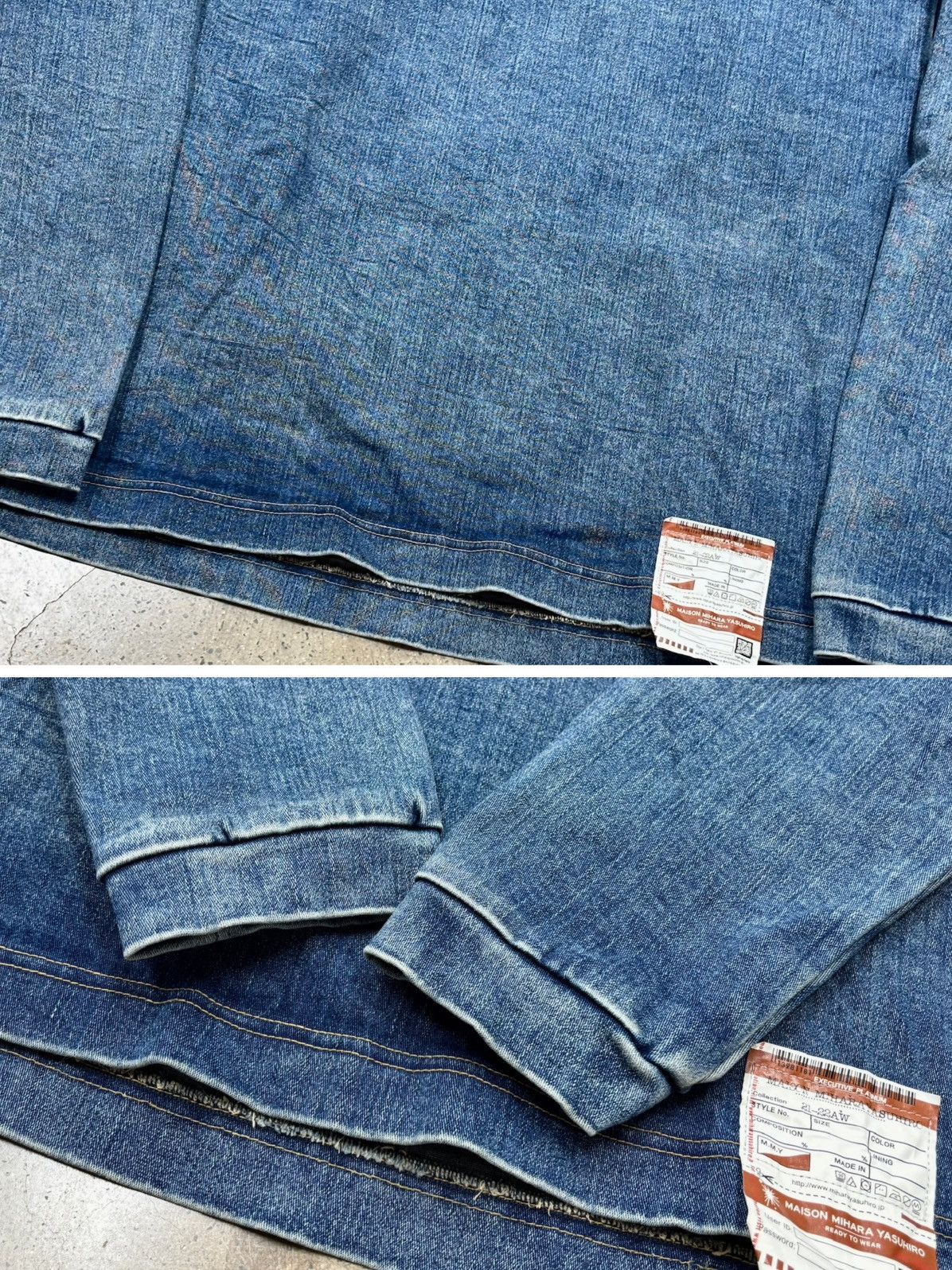 Maison MIHARA YASUHIRO Maison Mihara Yasuhiro MMY Indigo Dyed Sweat Size US L / EU 52-54 / 3 - 4 Thumbnail