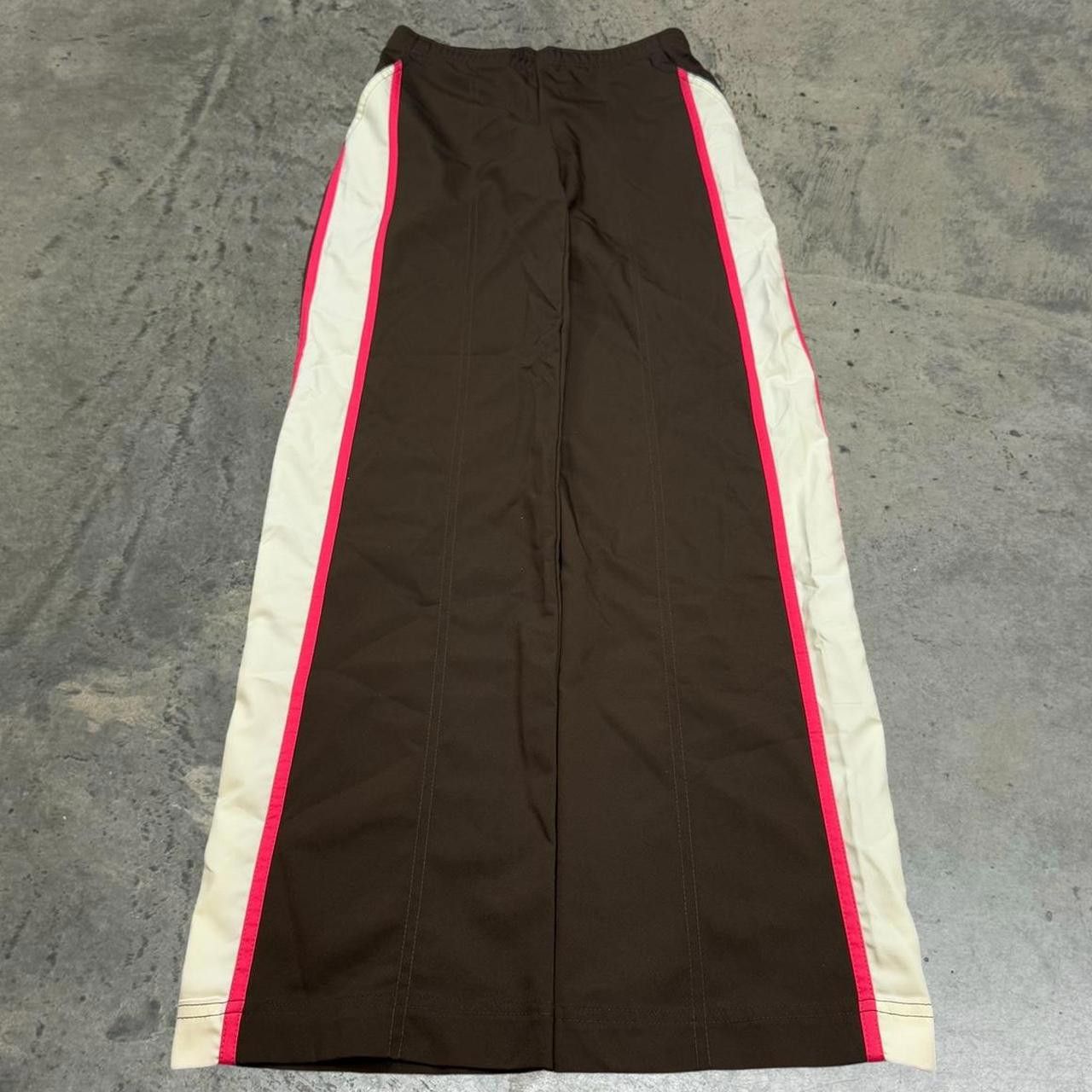 Japanese Brand × Vintage Vintage Y2K Ativa Baggy Wide Leg Track Pants Size 26" / US 2 / IT 38 - 1 Thumbnail