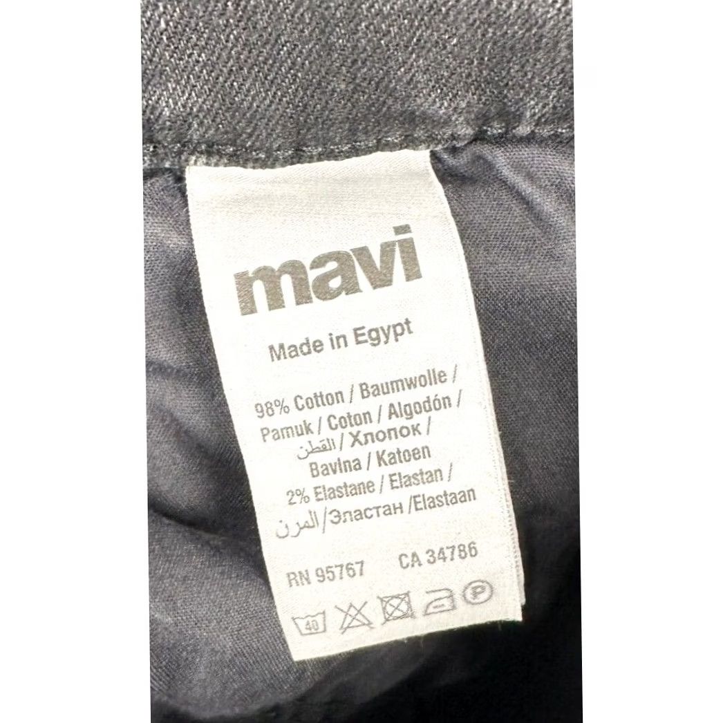 Vintage Mavi Matt Jeans Mens 28X34 Charcoal Grey Relaxed Straight Leg Denim Pants Size US 28 / EU 44 - 4 Thumbnail