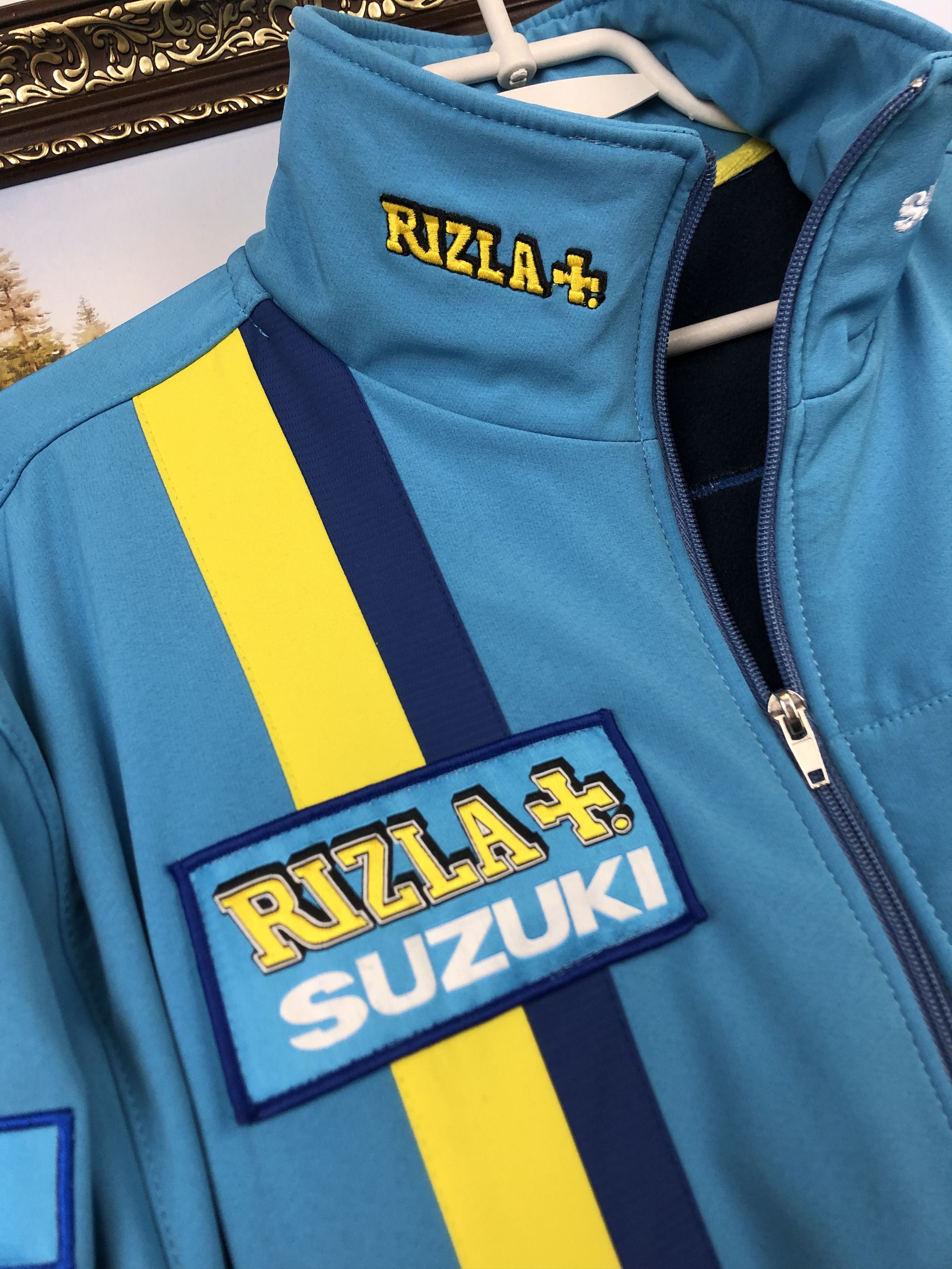 Ferrari Authentic Suzuki Rizla Motorcycle Racing Jacket Ferrari Size US XL / EU 56 / 4 - 3 Thumbnail